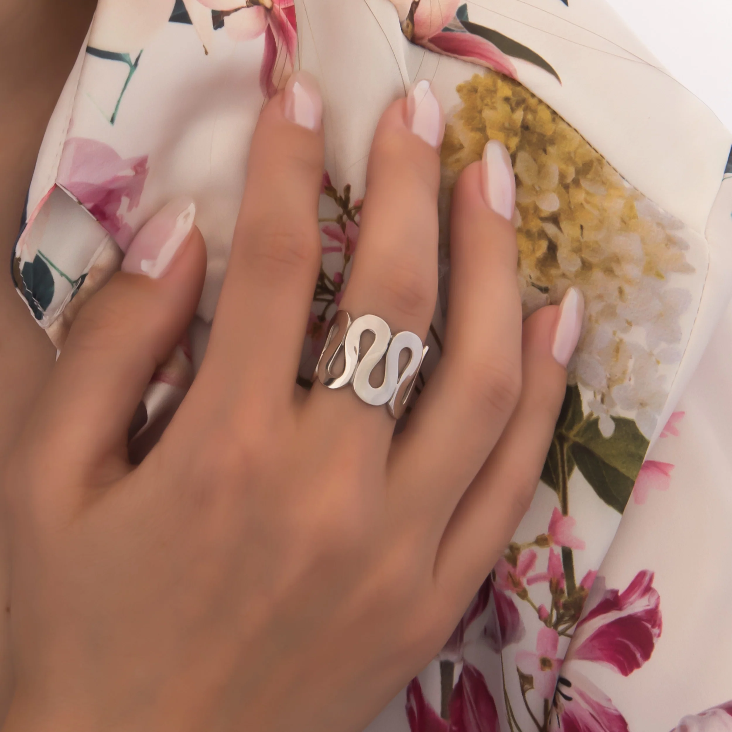 Silver Full Eternity Ring — additional product image 3 from AntEva Crafts
