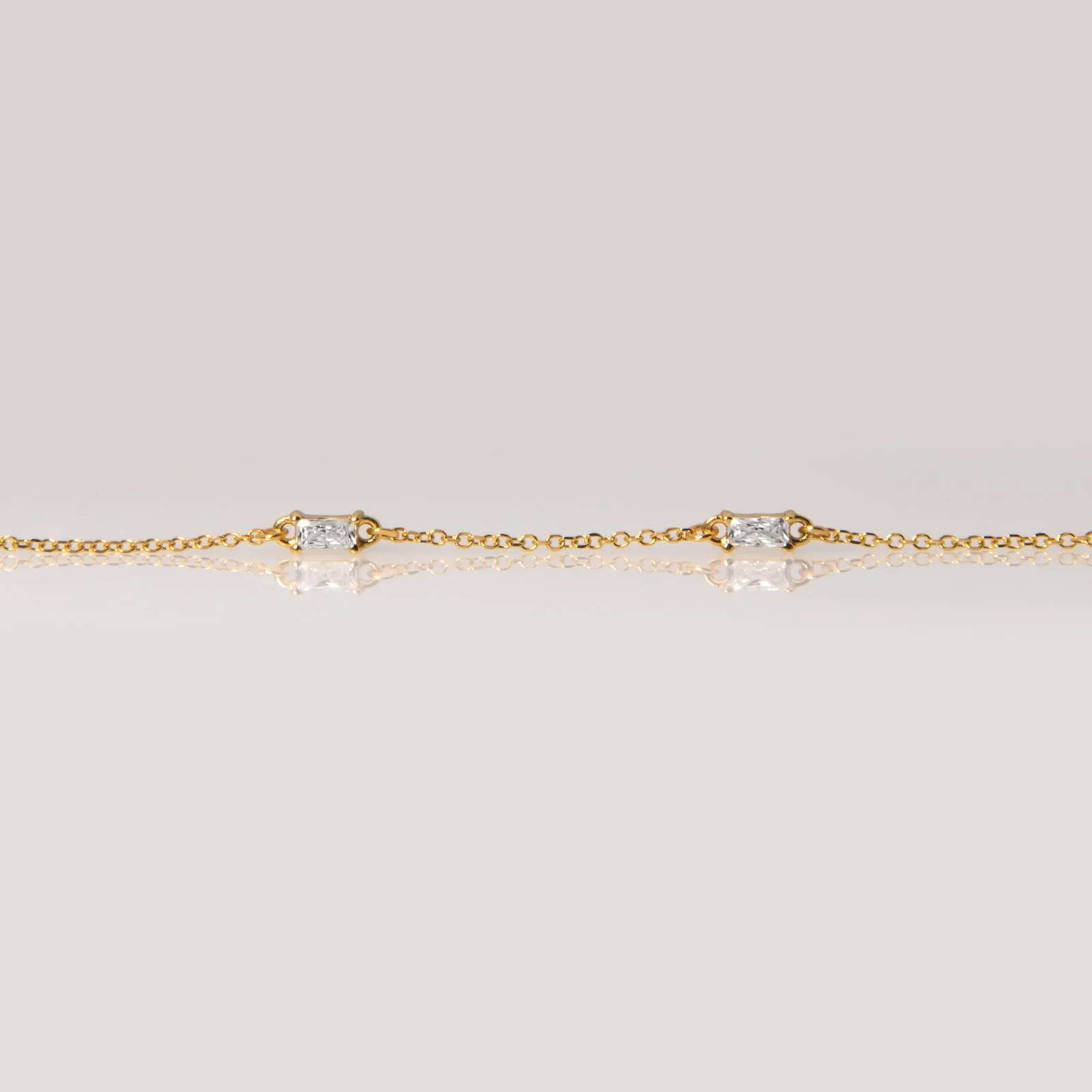 Baguette Chain Bracelet — additional product image 5 from AntEva Crafts
