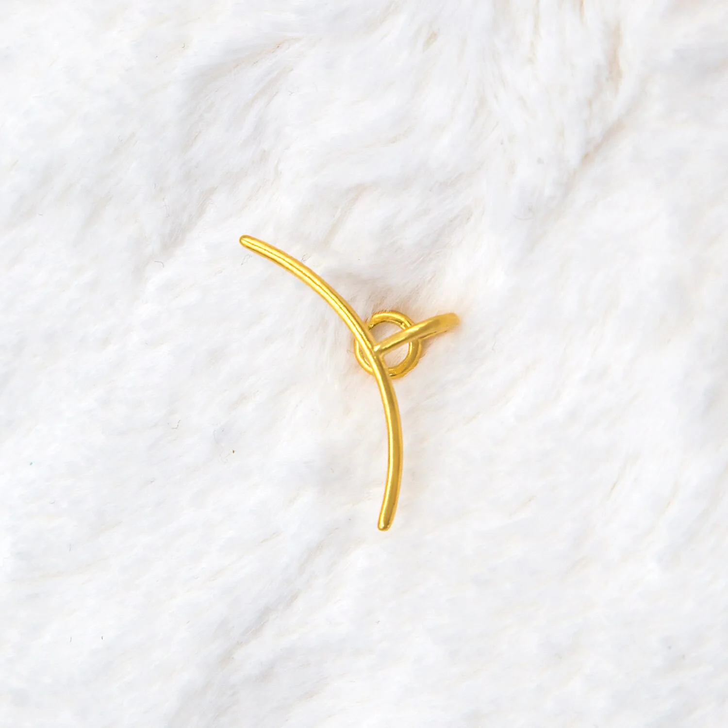 Silver Bar Cuff Earrings — additional product image 3 from AntEva Crafts