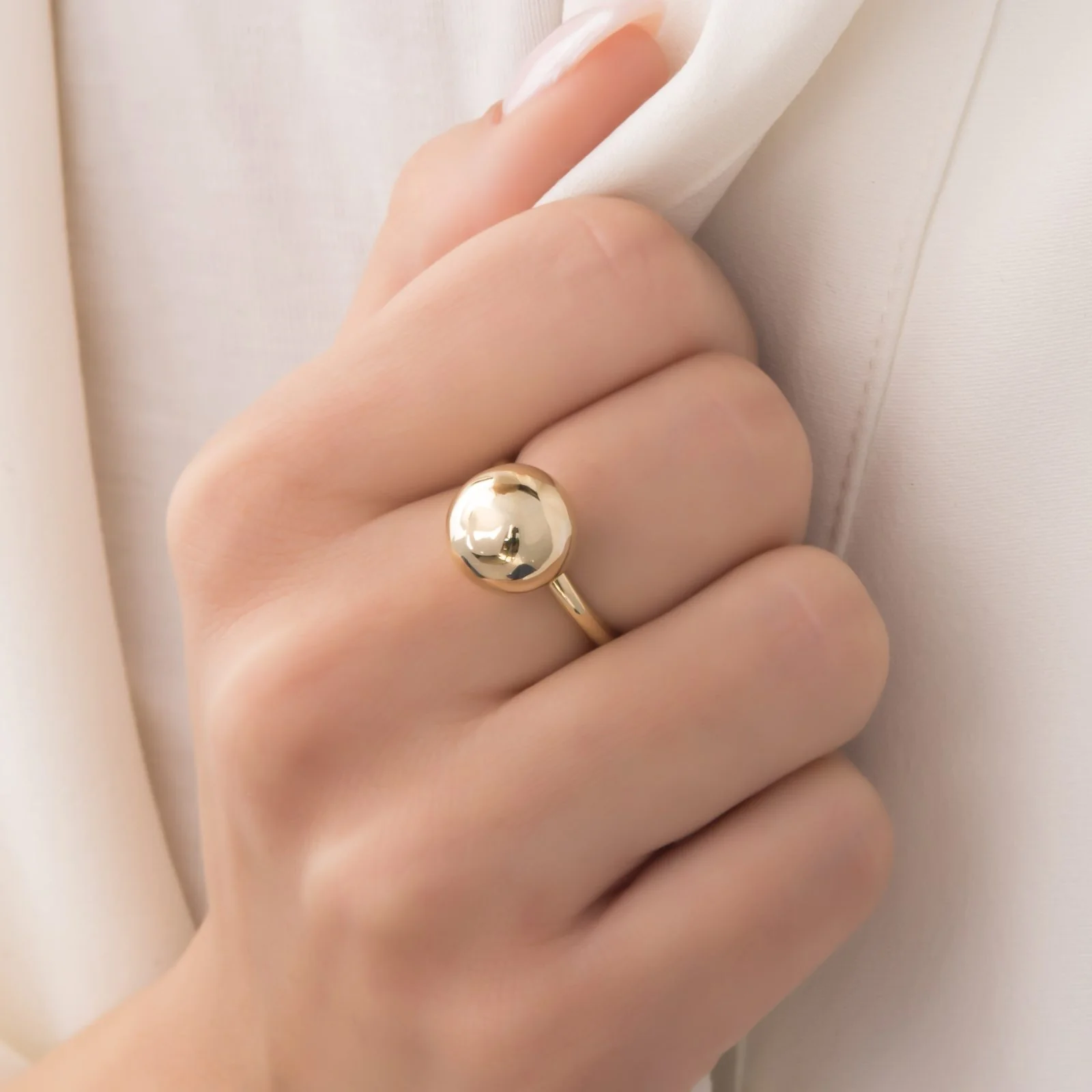 Ball Ring 12mm — additional product image 2 from AntEva Crafts