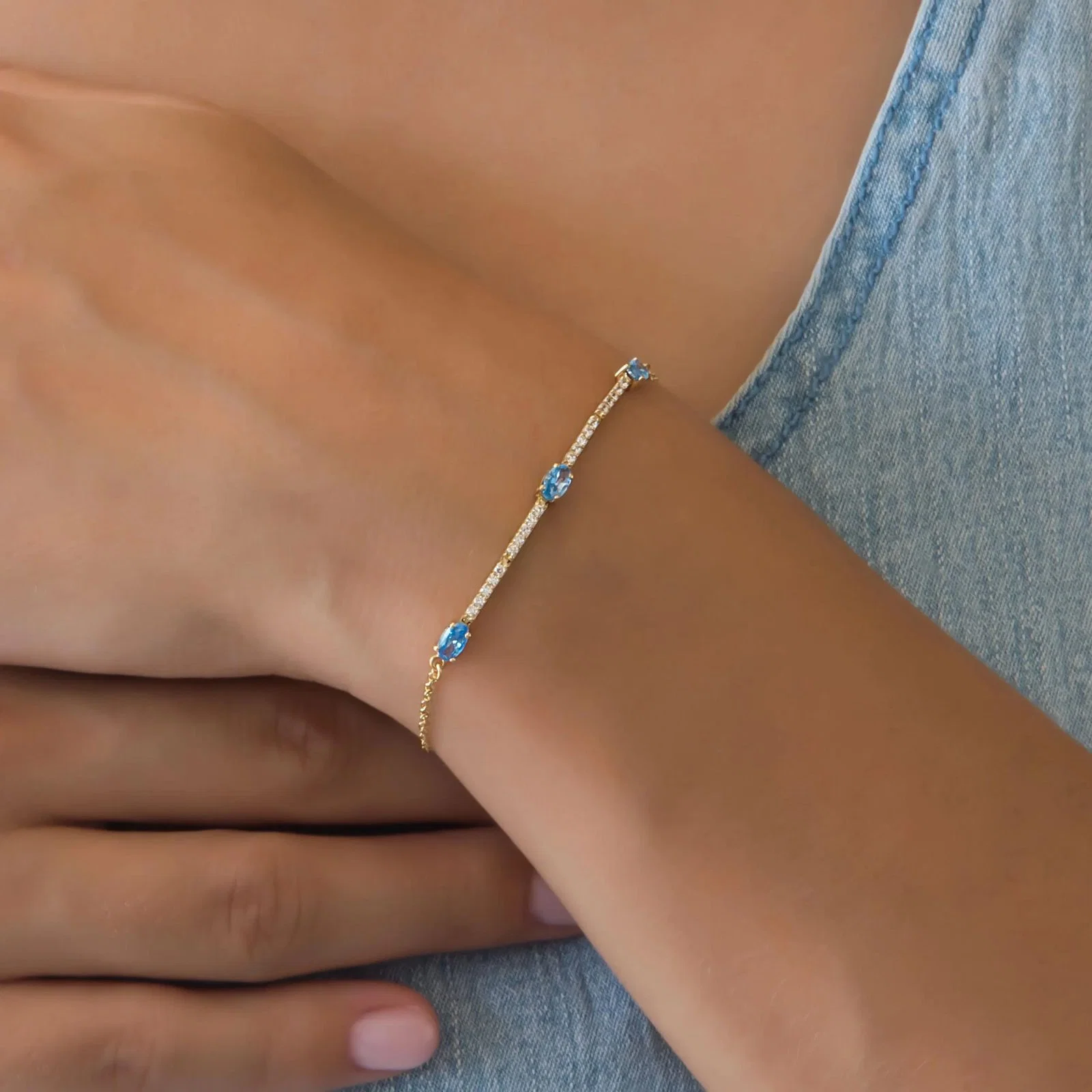 Tennis Marquise Bracelet — additional product image 5 from AntEva Crafts