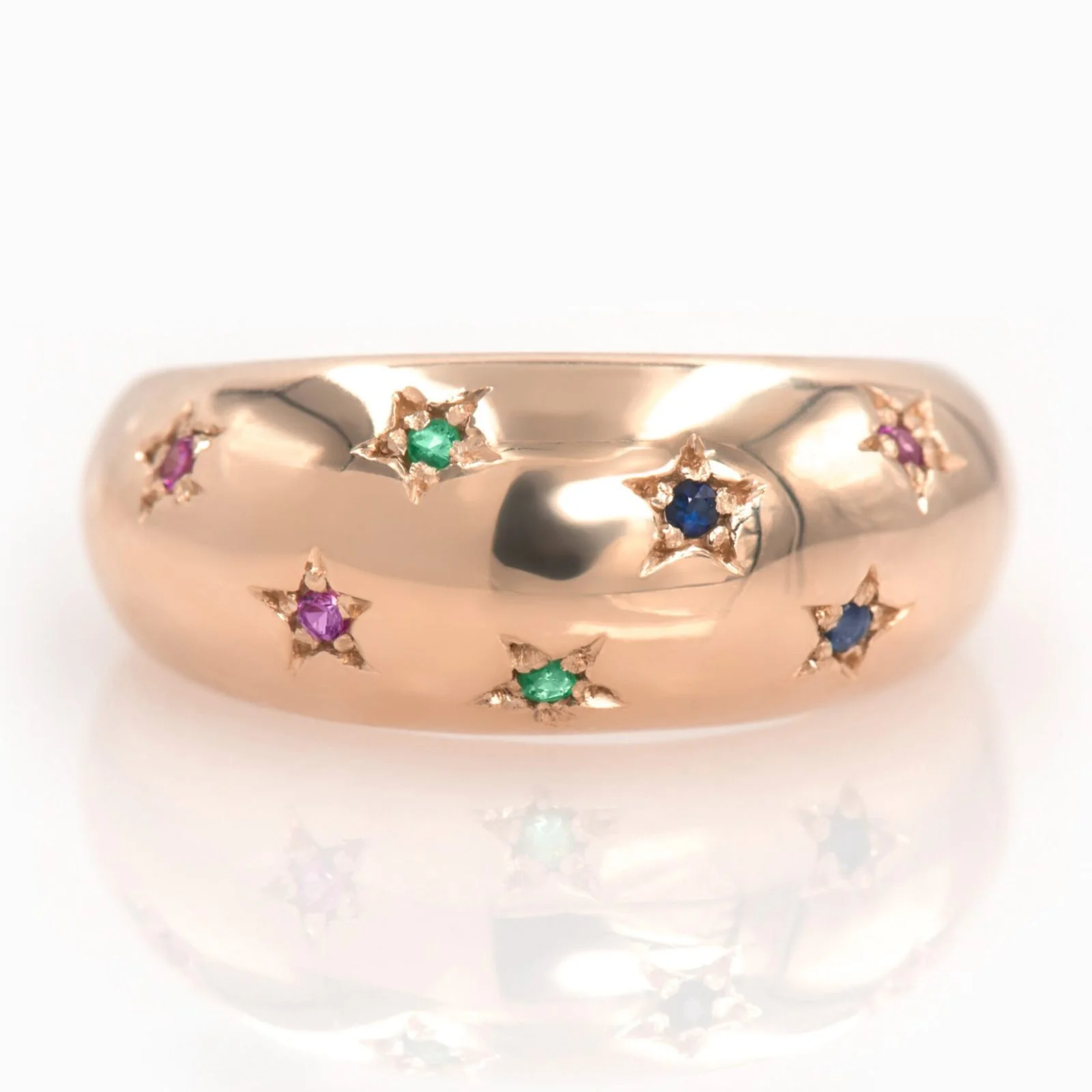 Gemstone Starburst Ring — additional product image 6 from AntEva Crafts