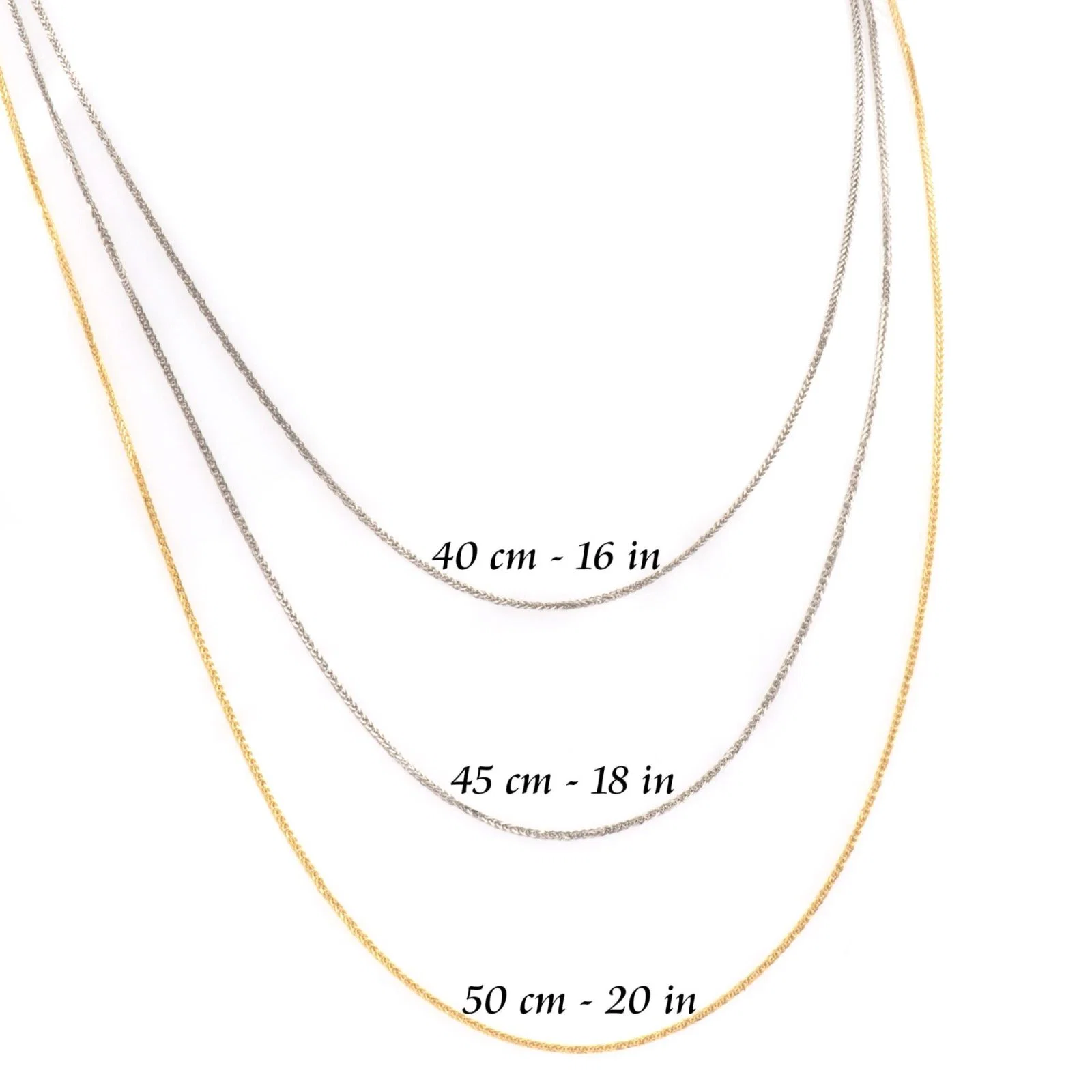 Gold Spiga Chain 1.2mm — additional product image 4 from AntEva Crafts