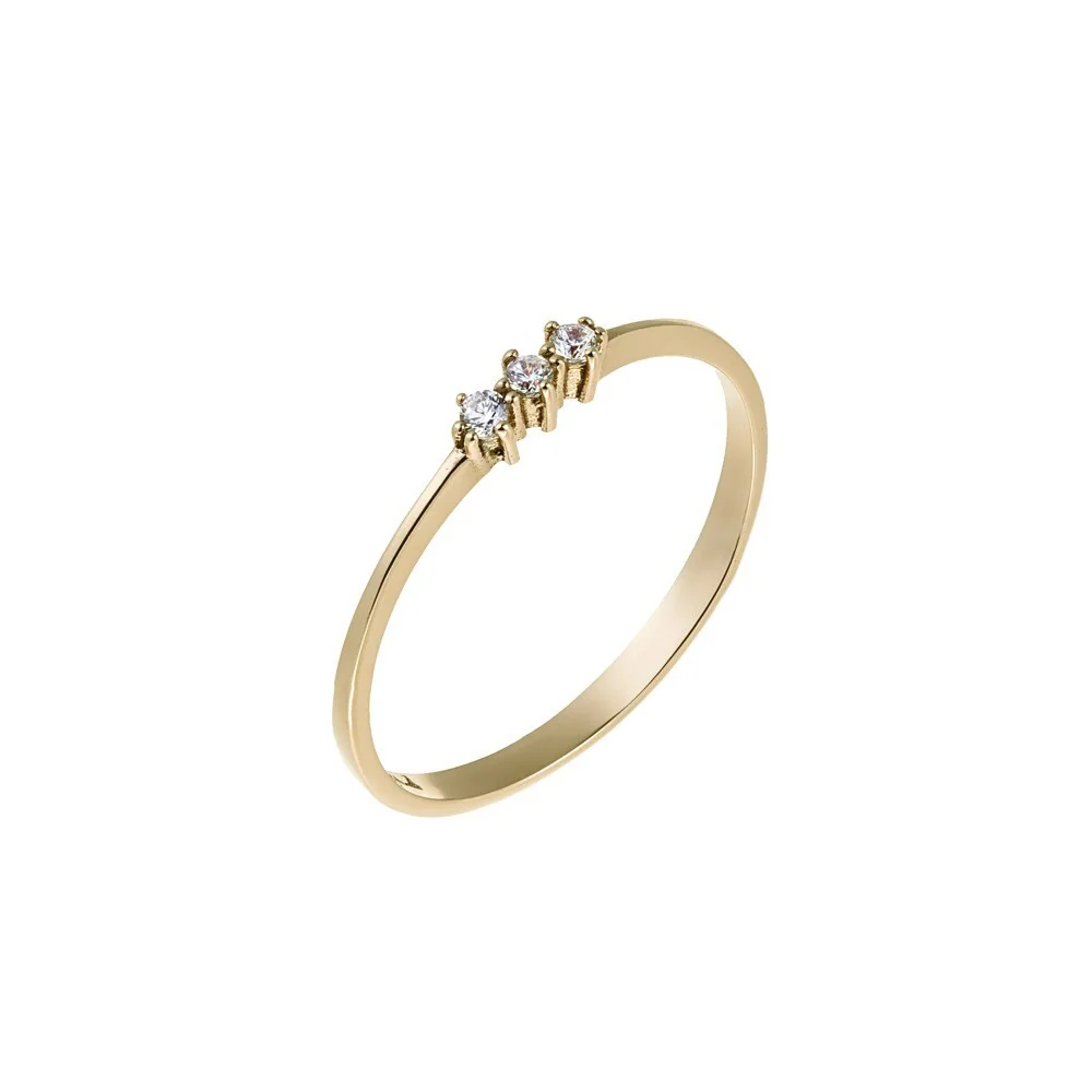 Triple Stone Birthstone Ring — additional product image 3 from AntEva Crafts
