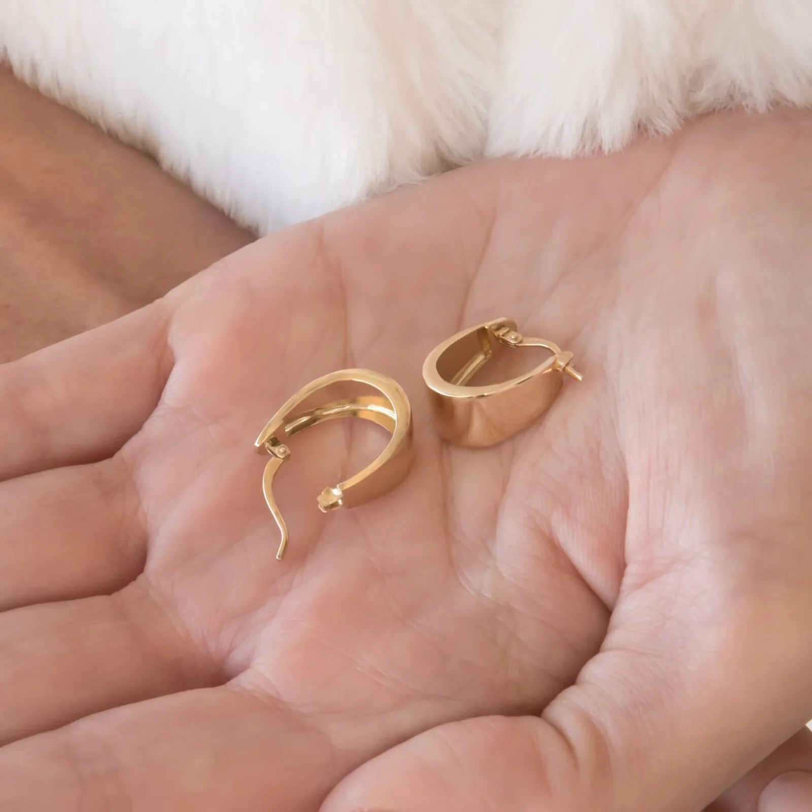 Flat Drop Earrings — additional product image 6 from AntEva Crafts