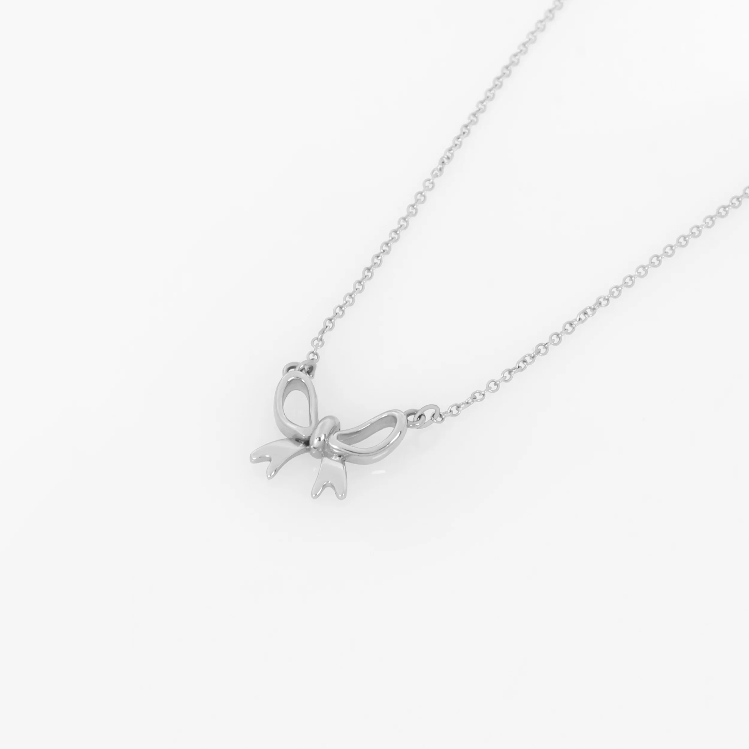 Dainty Bow Necklace — additional product image 5 from AntEva Crafts