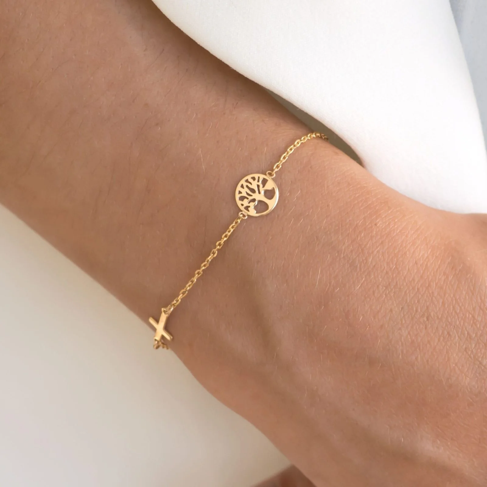 Tree of Life Chain Bracelet — additional product image 2 from AntEva Crafts