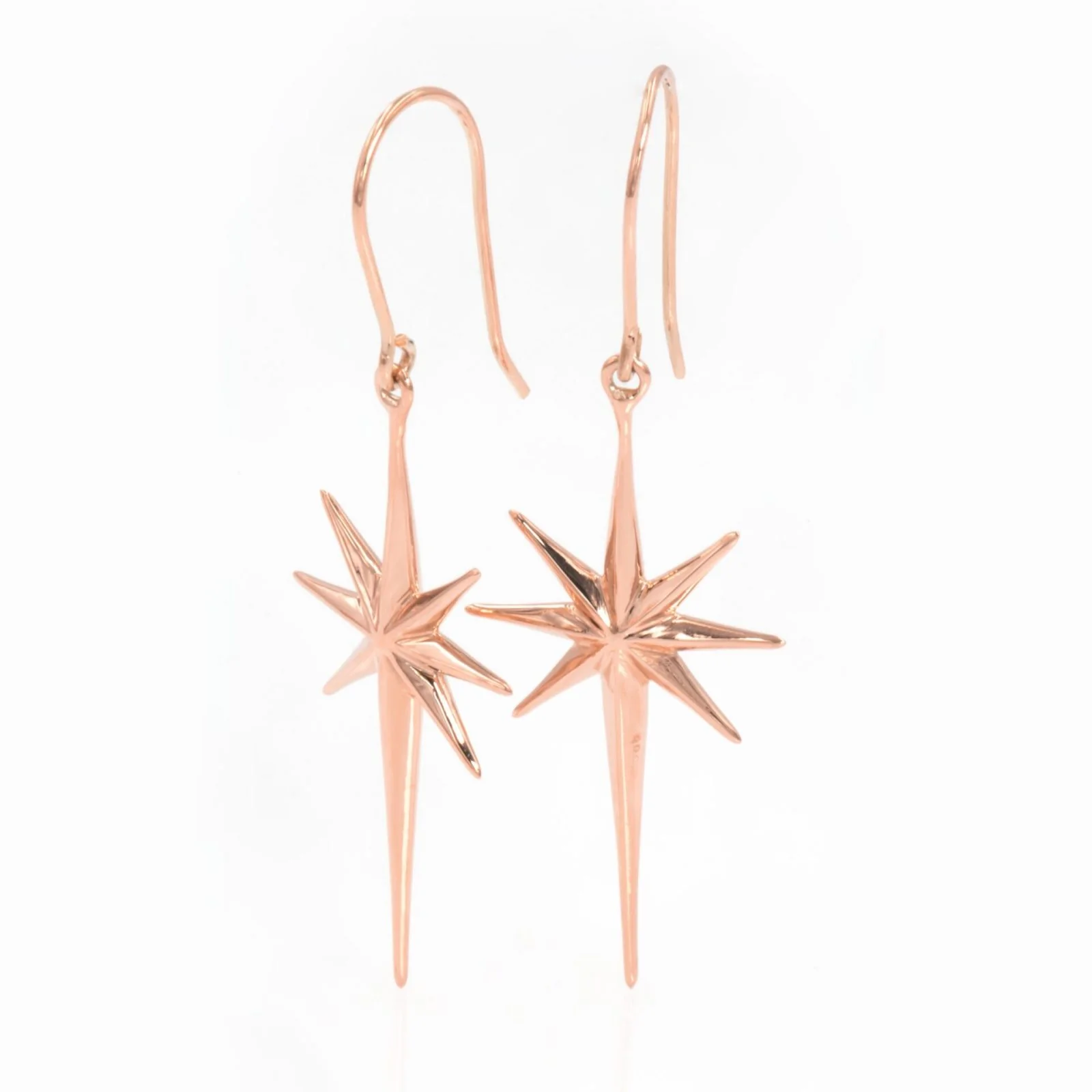 North Star Hanging Earrings — additional product image 6 from AntEva Crafts