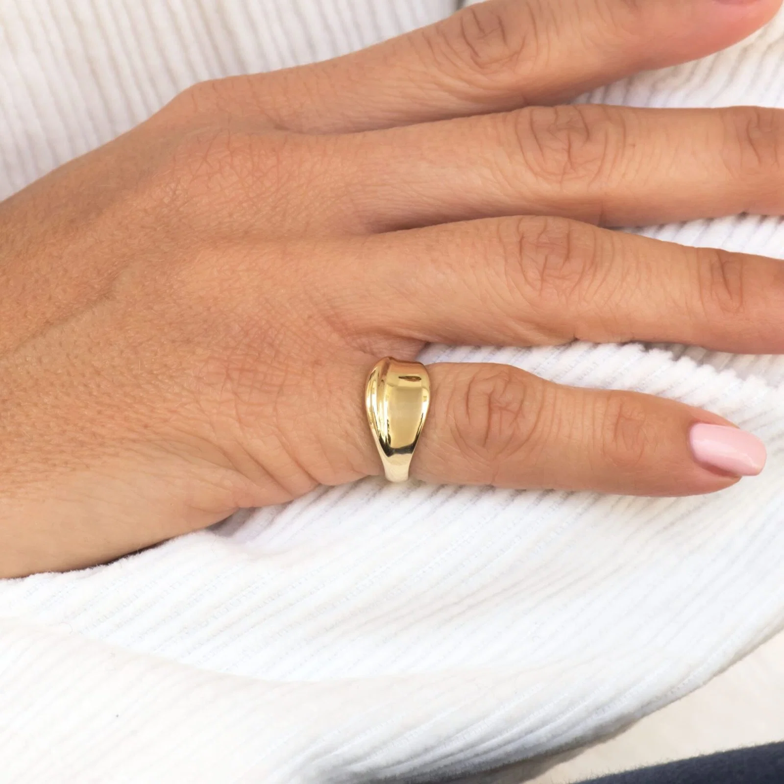 Pinky Signet Ring — additional product image 2 from AntEva Crafts