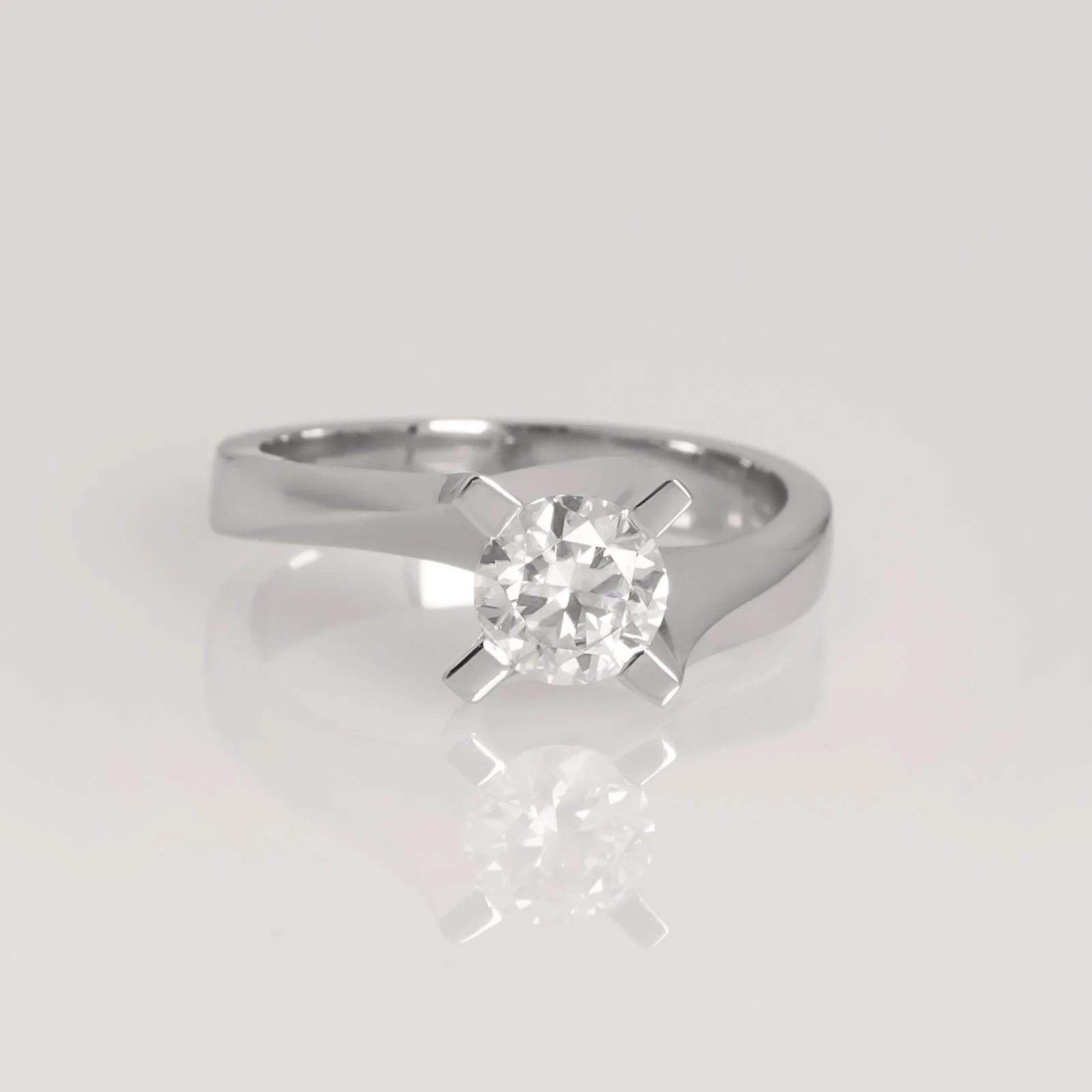 Solitaire Moissanite Ring — additional product image 3 from AntEva Crafts