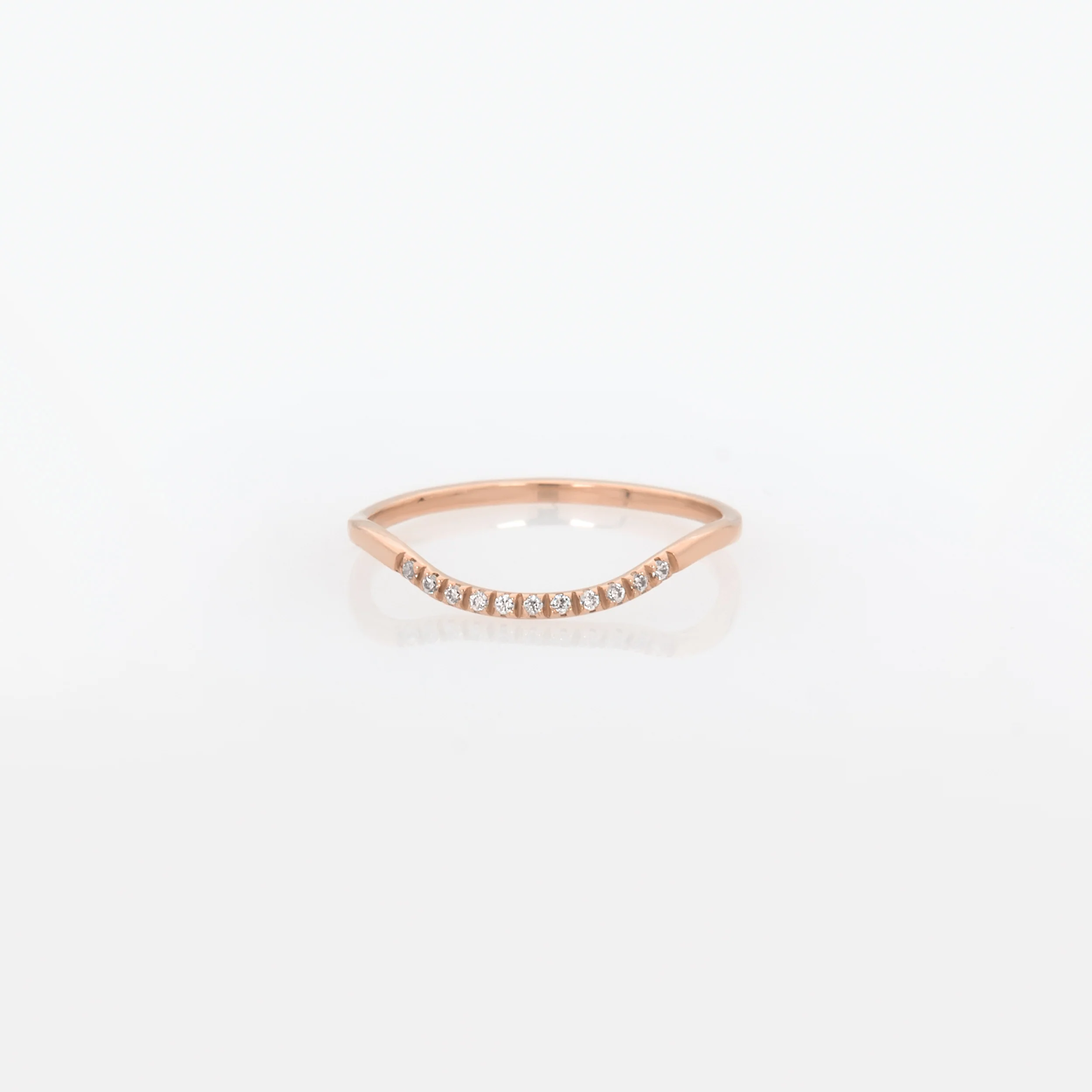 Wave Stackable Gemstone Ring — additional product image 6 from AntEva Crafts