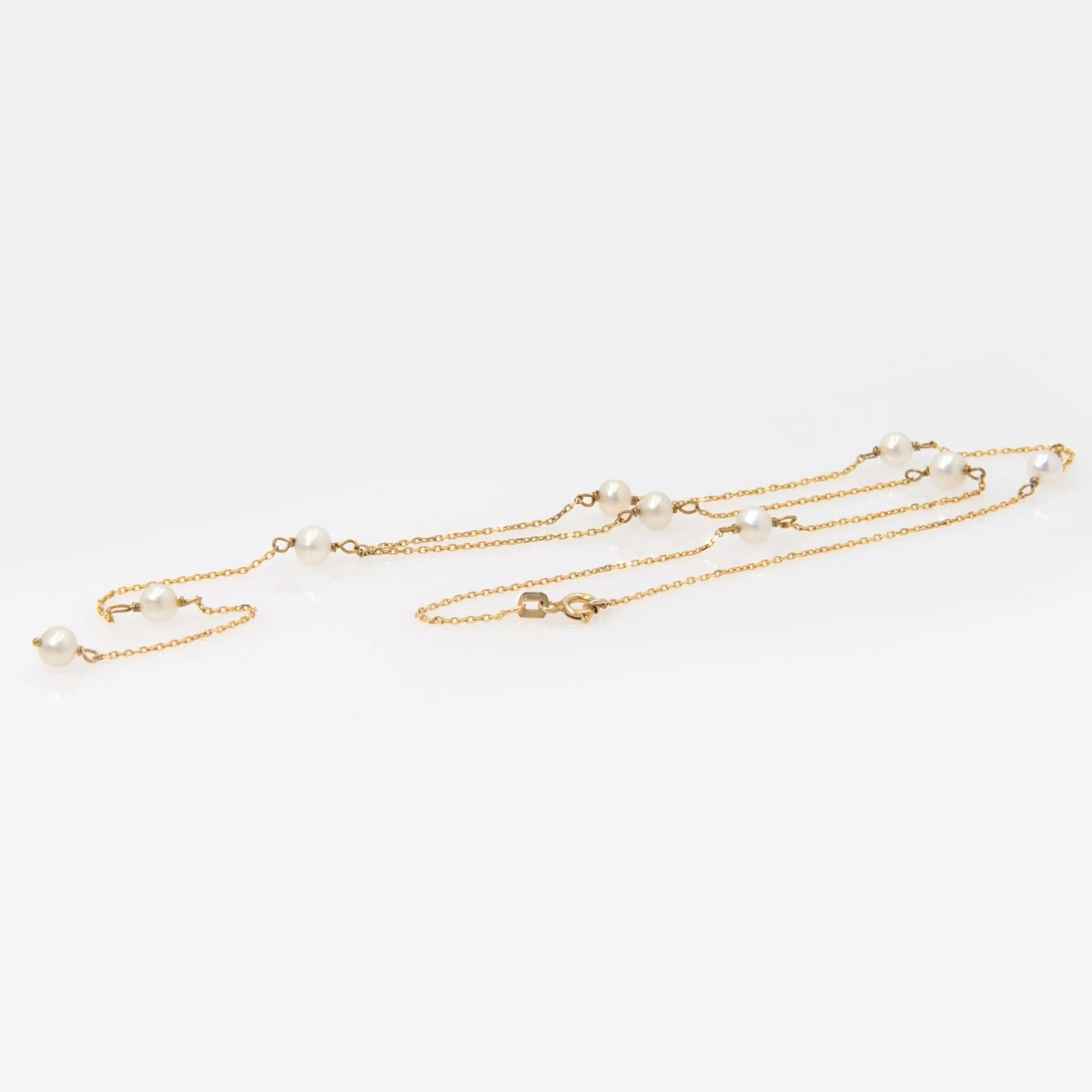 Pearl Lariat Necklace