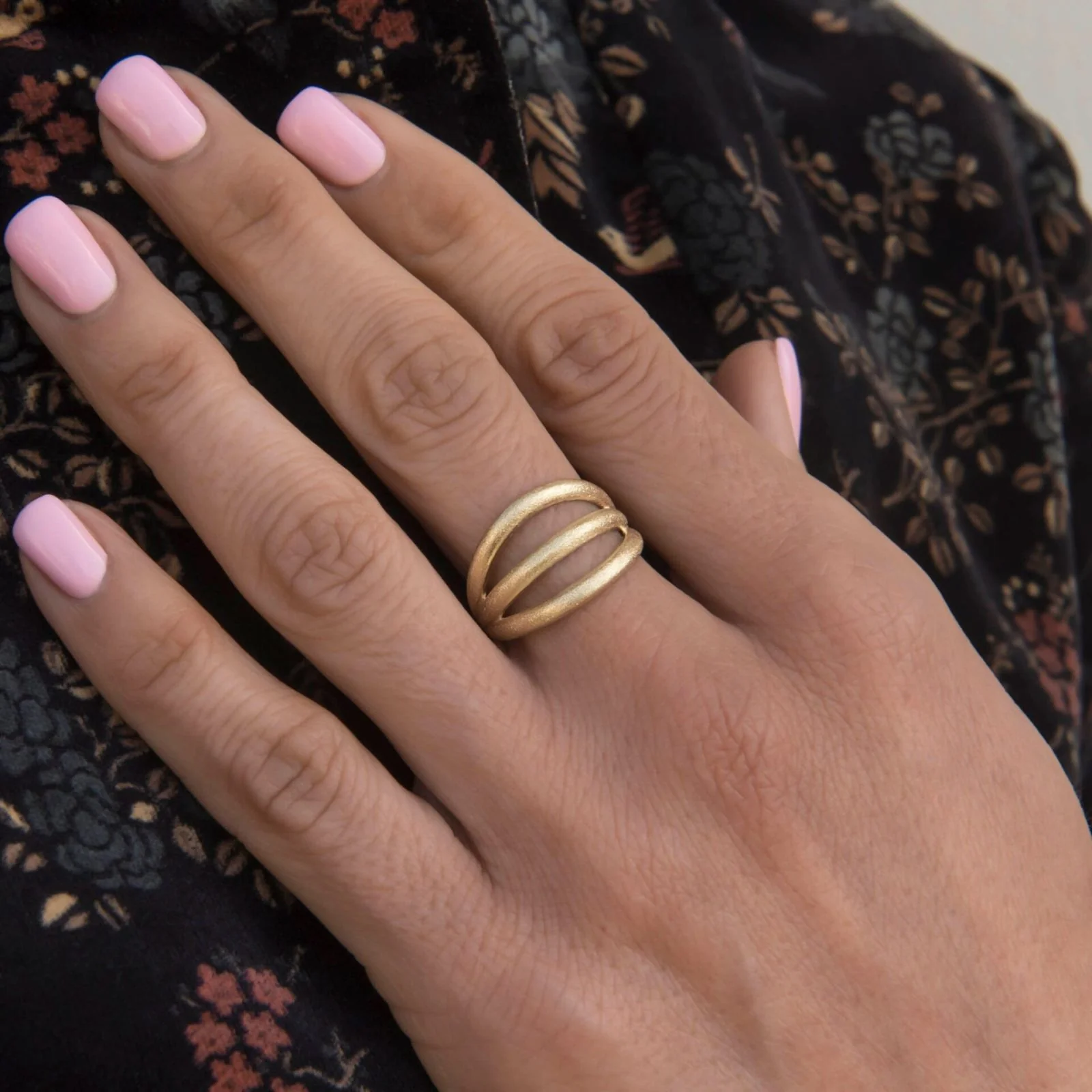Triple Split Dome Ring — additional product image 3 from AntEva Crafts