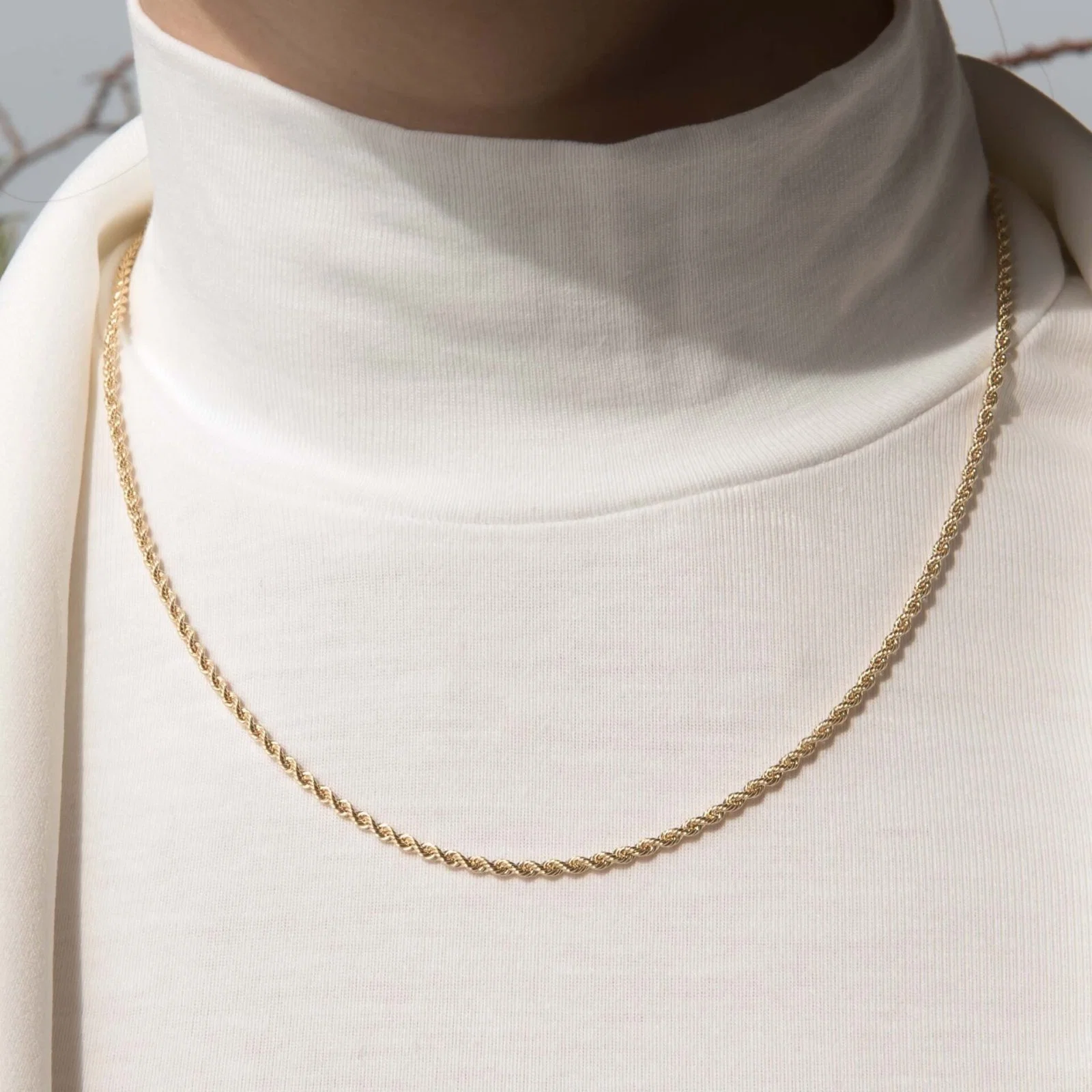 Rope Chain Necklace — additional product image 2 from AntEva Crafts