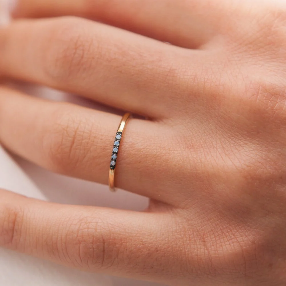 Dainty Opal Ring — additional product image 2 from AntEva Crafts