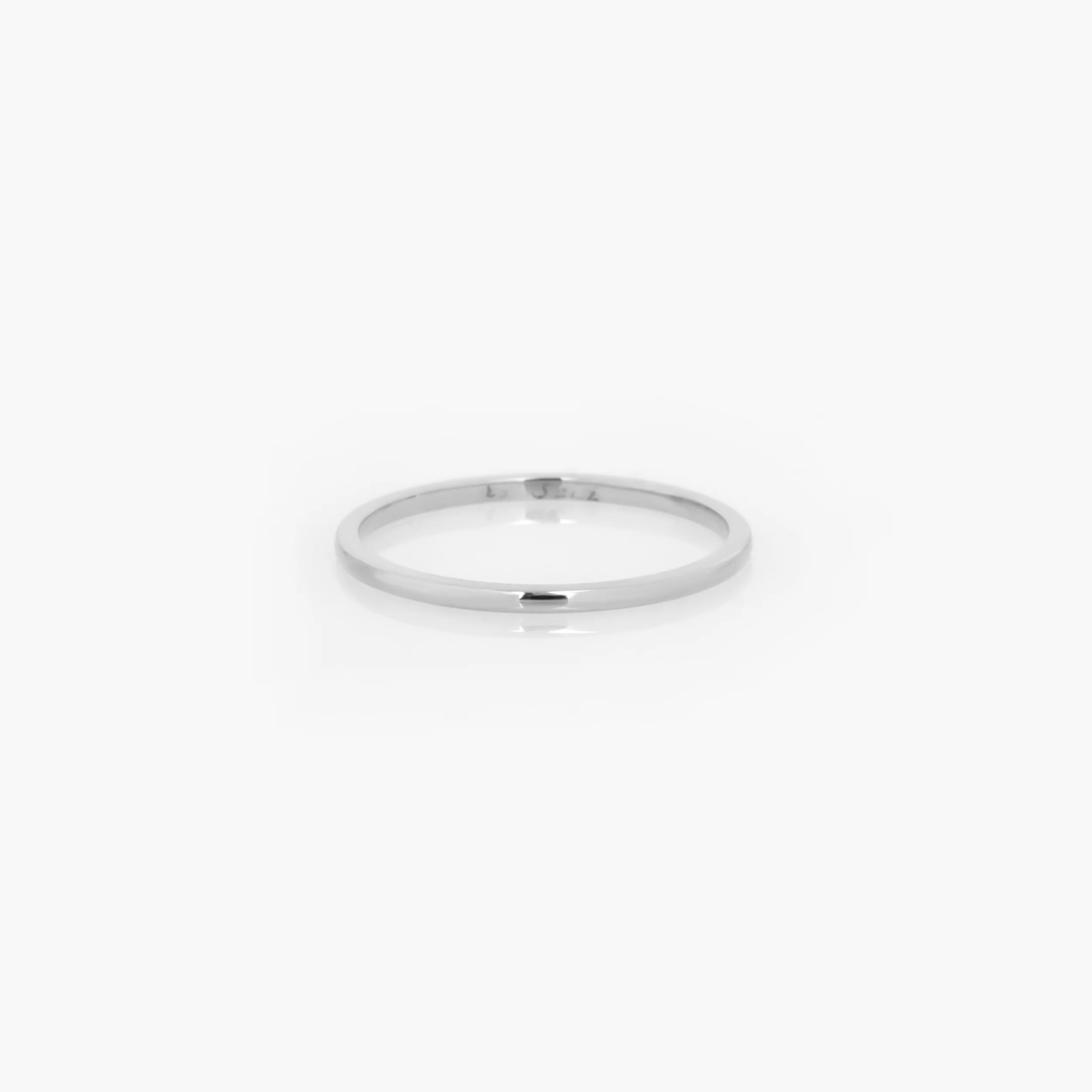 Plain Wedding Band 1.2mm — additional product image 3 from AntEva Crafts