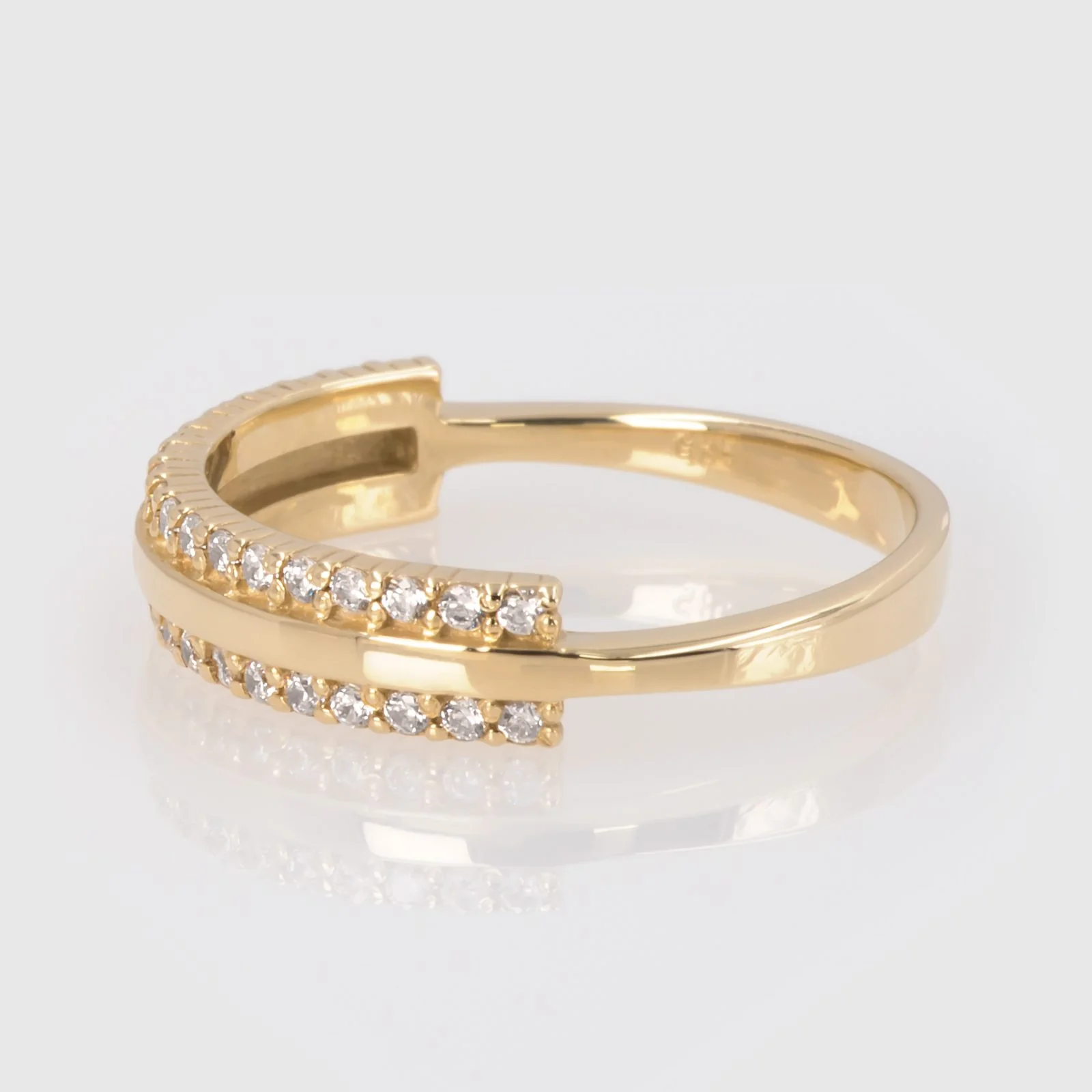 Half Eternity Diamond Ring — additional product image 3 from AntEva Crafts