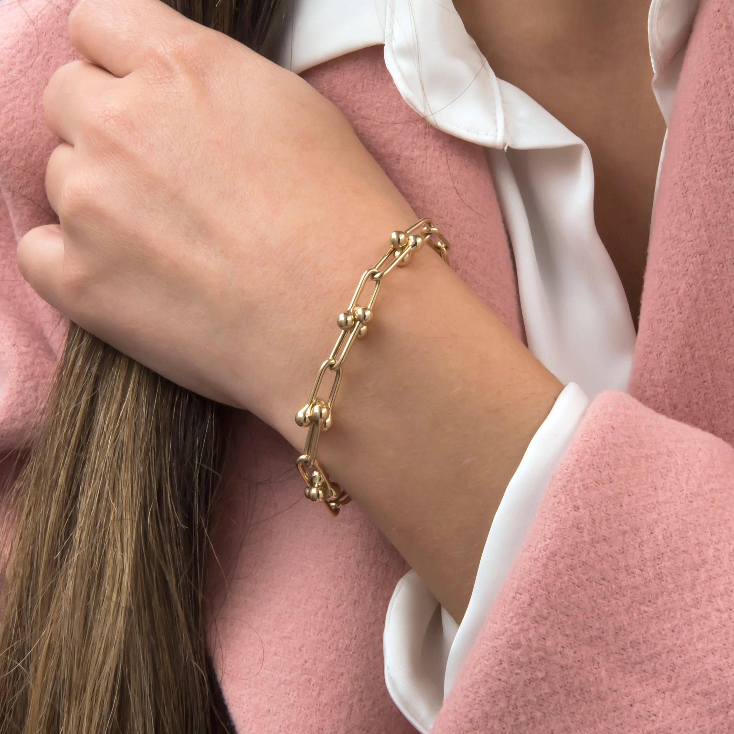 Hardware Link Bracelet — additional product image 6 from AntEva Crafts