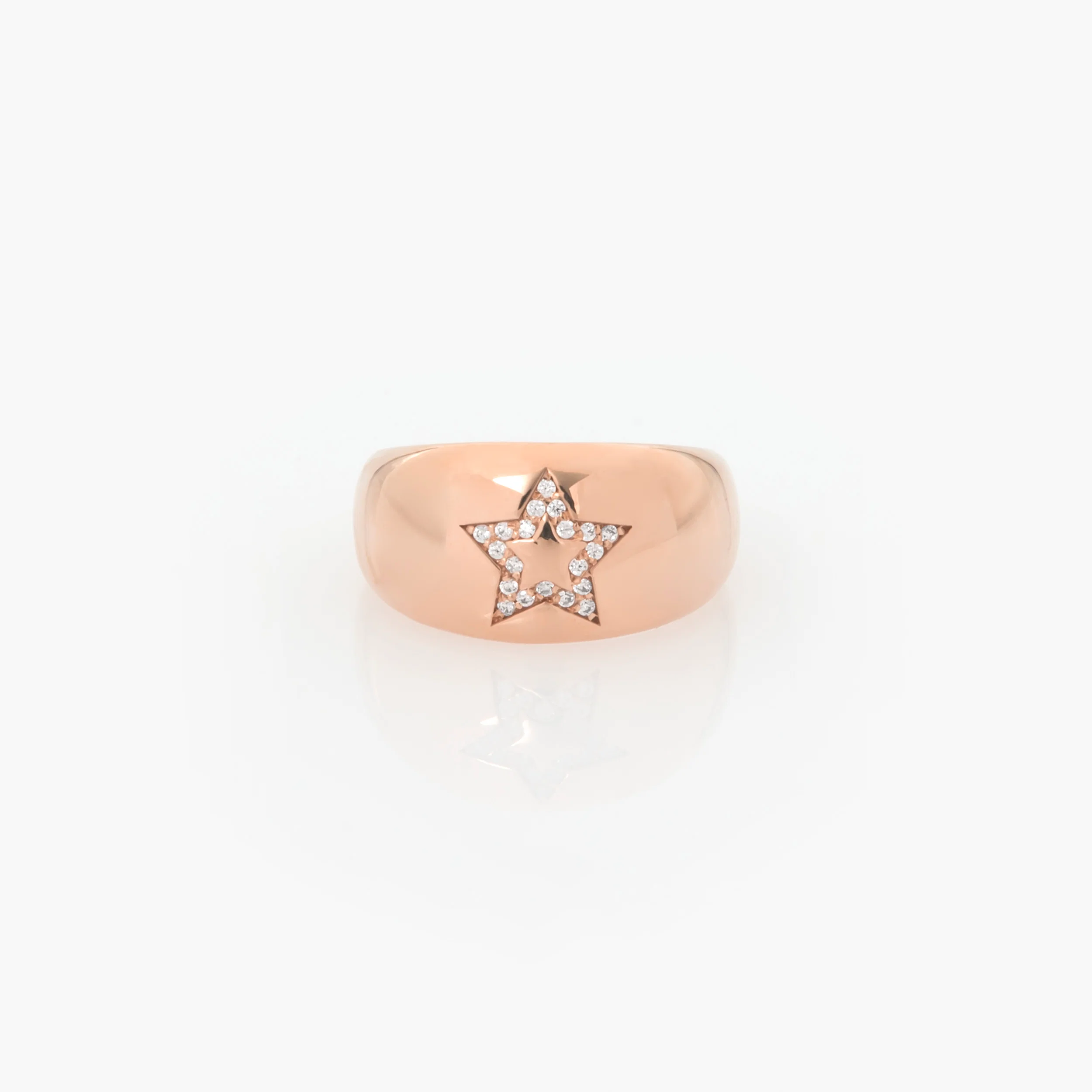 Star Diamond Wide Dome Ring — additional product image 6 from AntEva Crafts