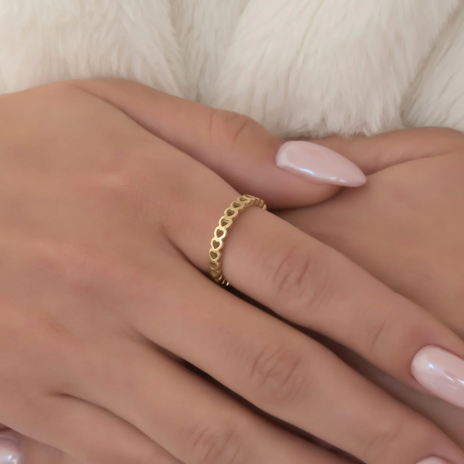 Heart Eternity Ring — additional product image 2 from AntEva Crafts