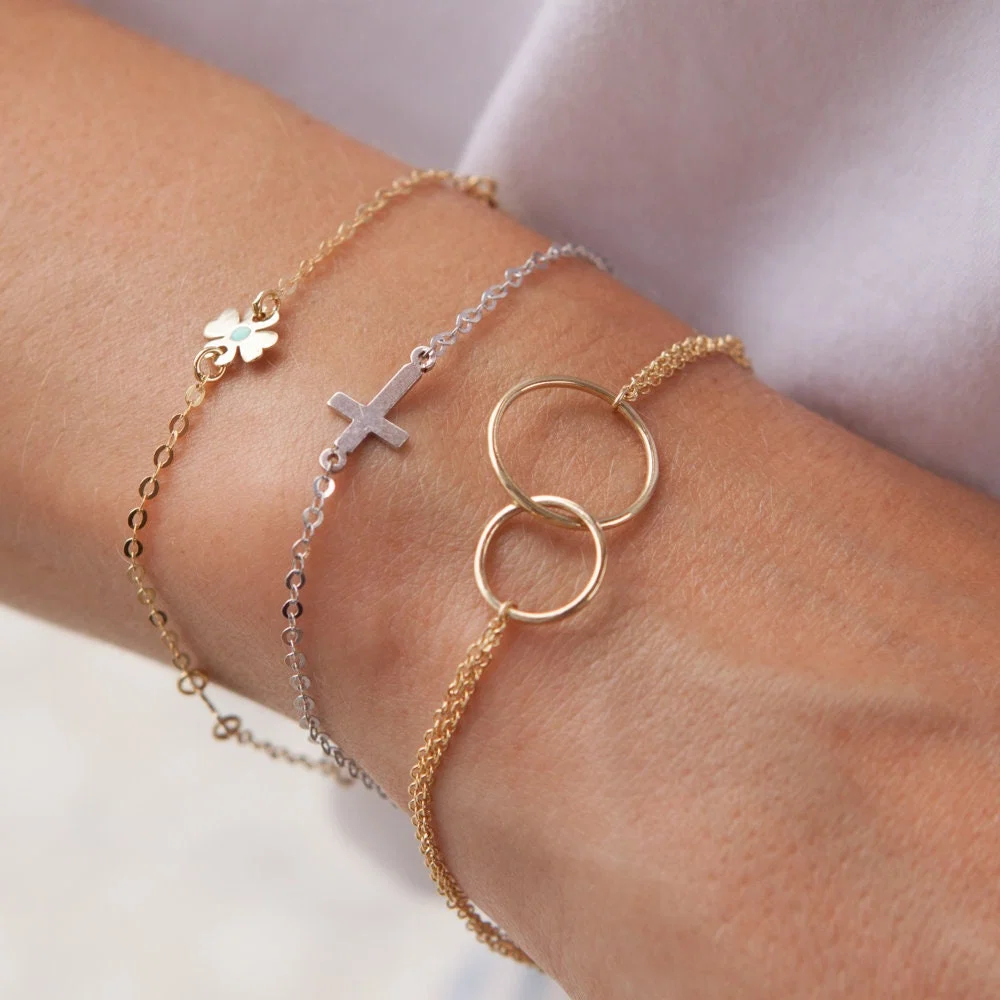 Cross Chain Bracelet — additional product image 10 from AntEva Crafts