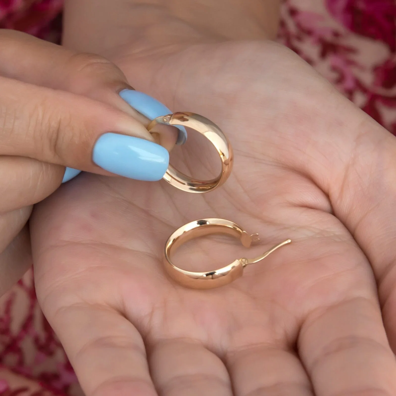 Classic Hoop Earrings — additional product image 6 from AntEva Crafts