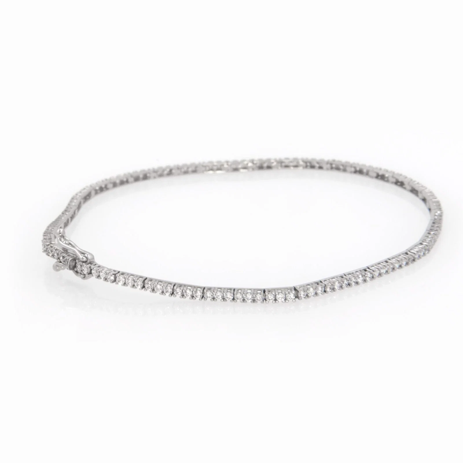 Tennis Bracelet with White CZ — additional product image 3 from AntEva Crafts