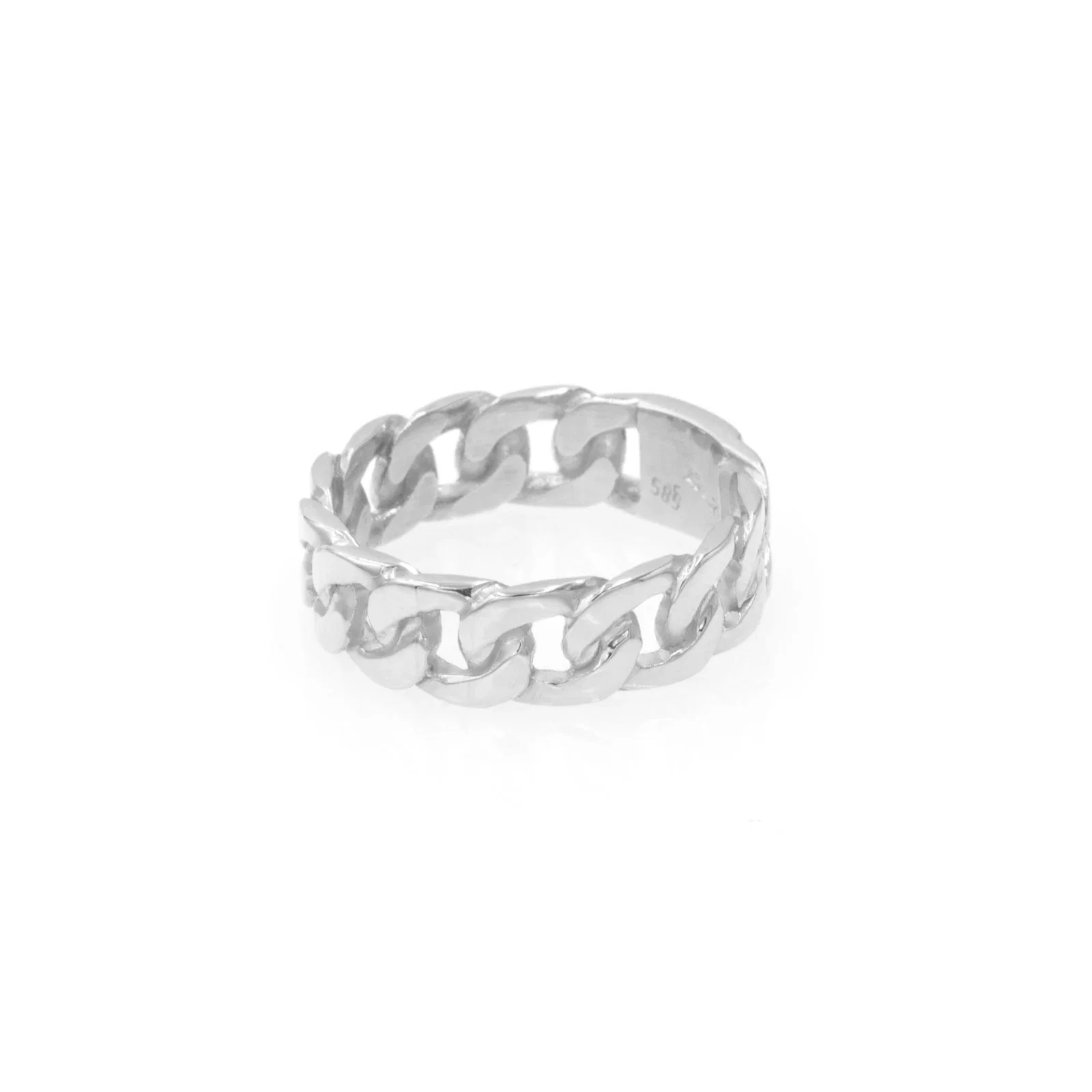 Curb Chain Ring — additional product image 4 from AntEva Crafts