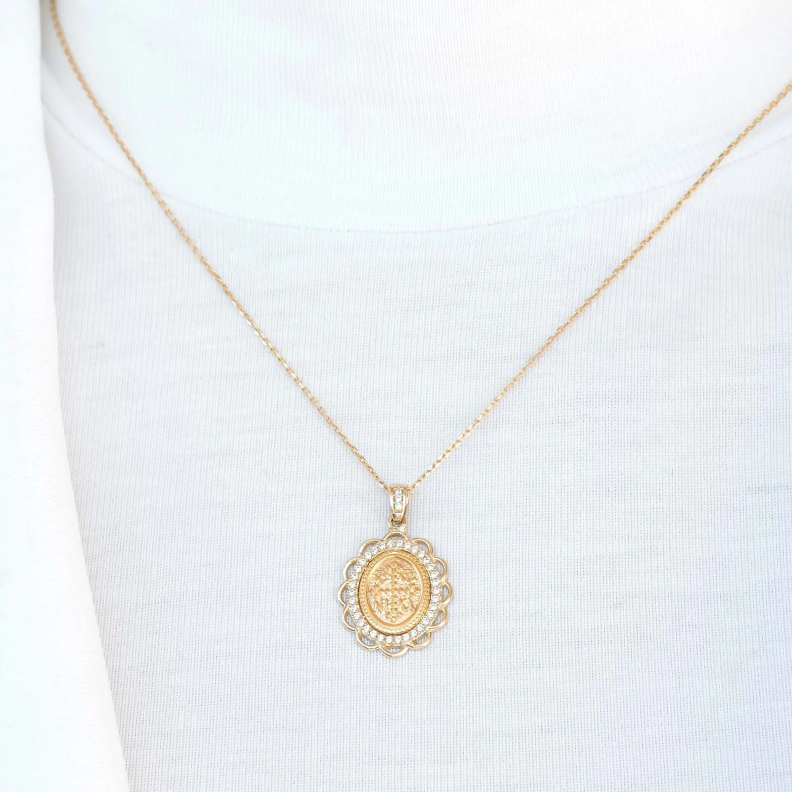 Christian Coin Pendant — additional product image 6 from AntEva Crafts