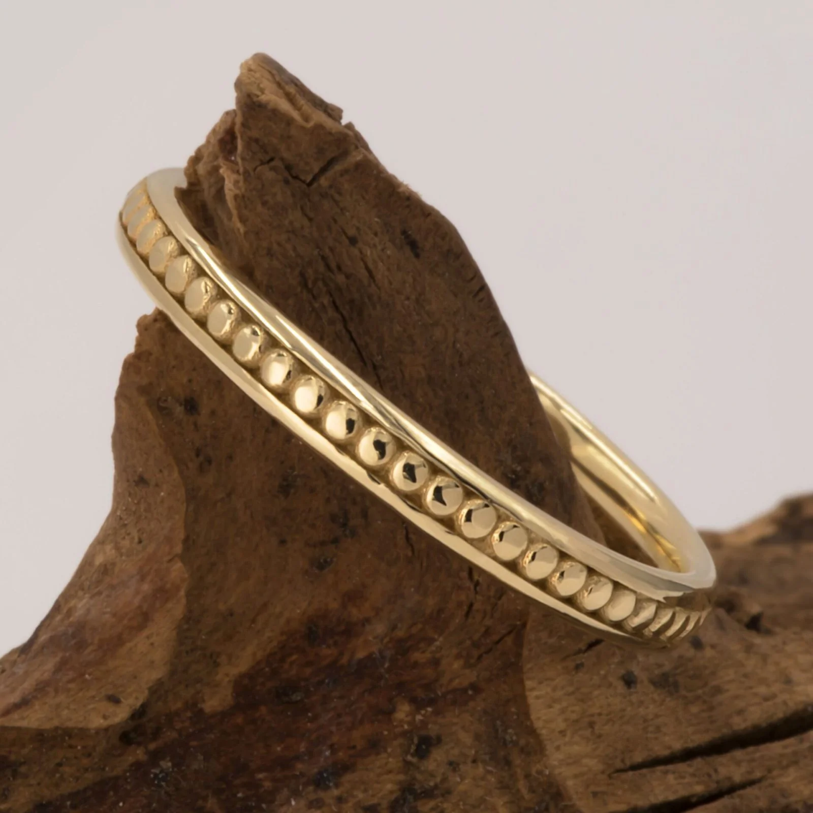 Milgrain Wedding Band — additional product image 6 from AntEva Crafts