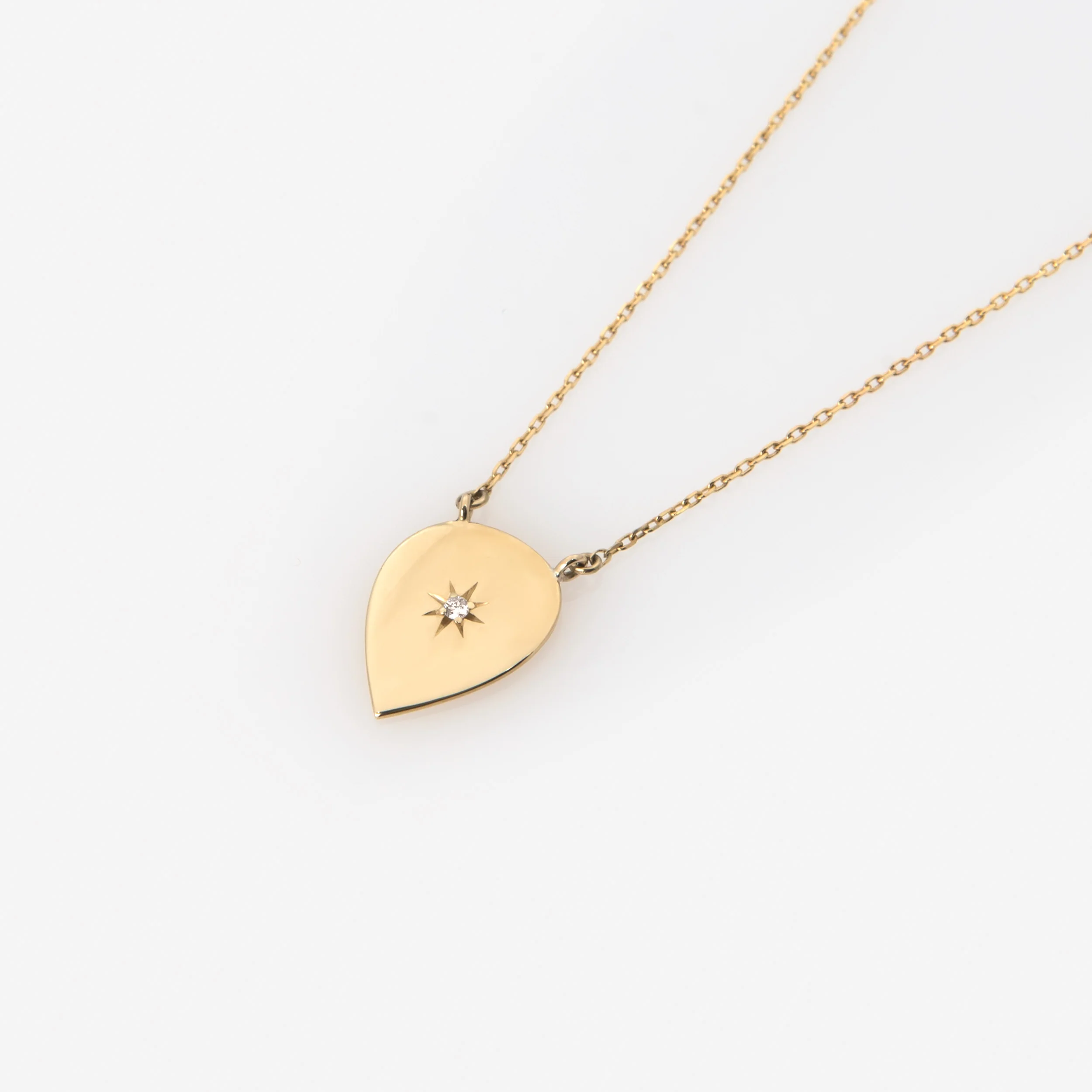 Diamond North Star Necklace — additional product image 3 from AntEva Crafts