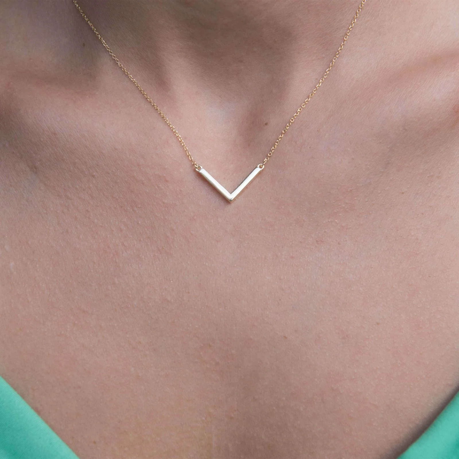 Chevron Necklace — additional product image 5 from AntEva Crafts