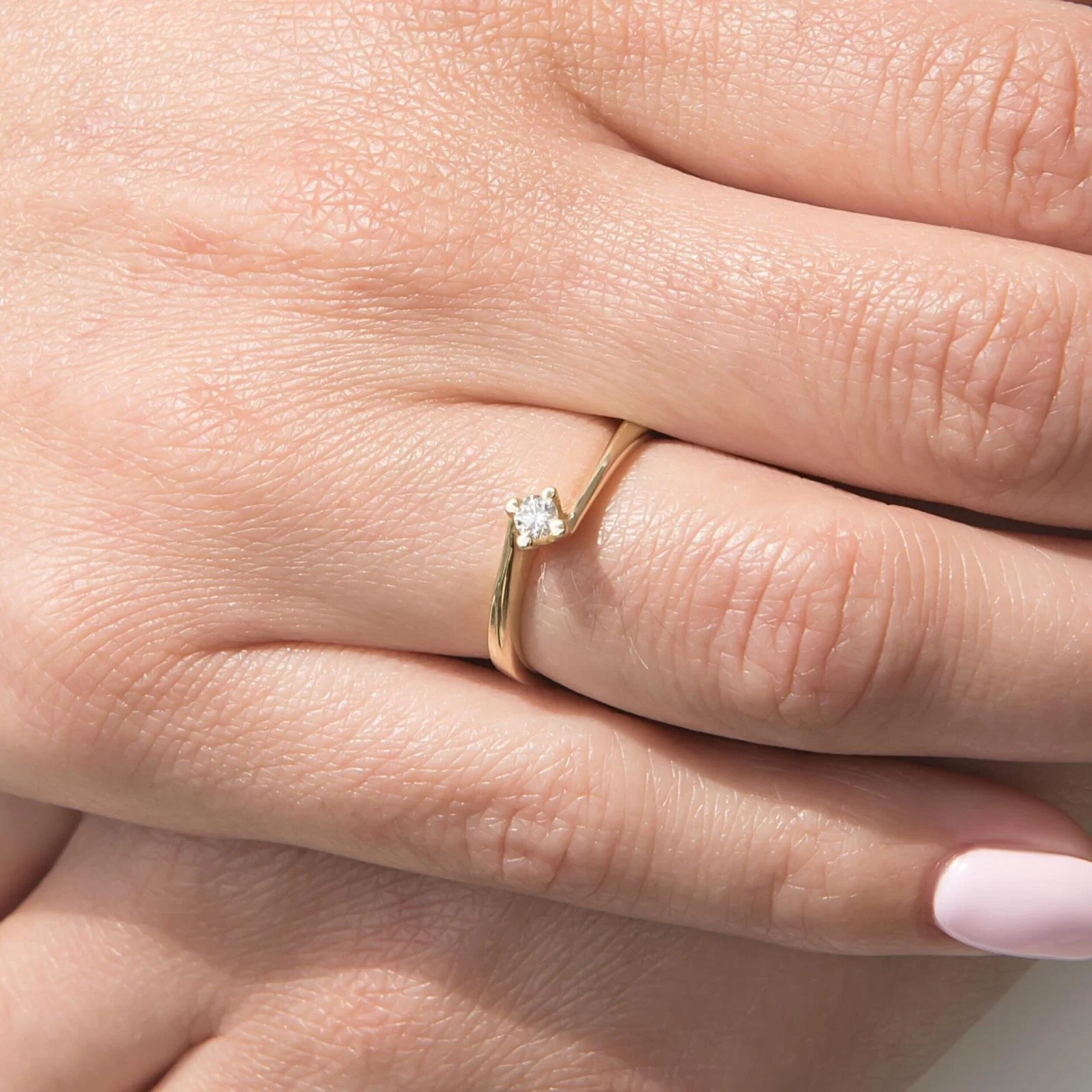 Solitaire Diamond Ring — additional product image 2 from AntEva Crafts