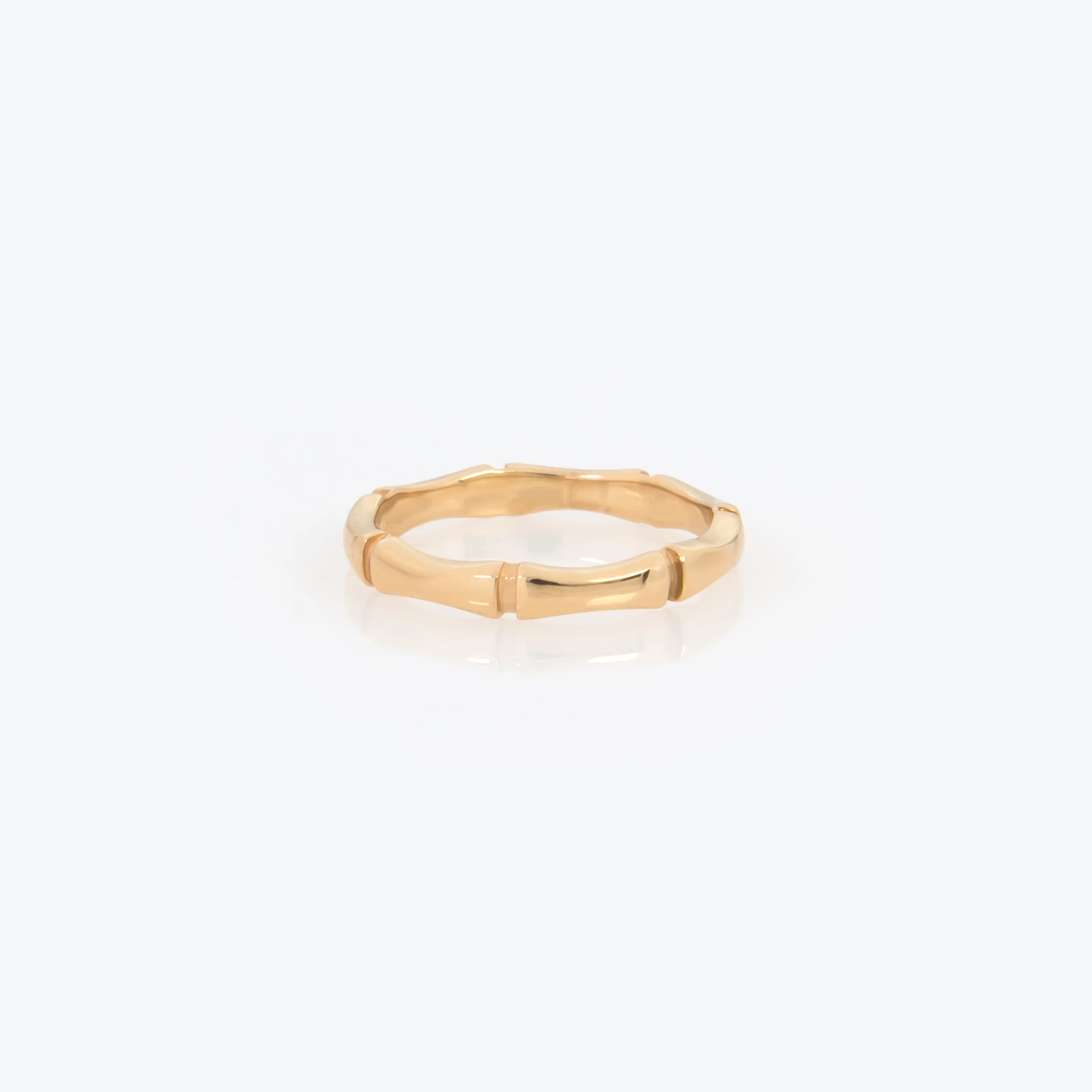 Gold Bamboo Ring — additional product image 5 from AntEva Crafts