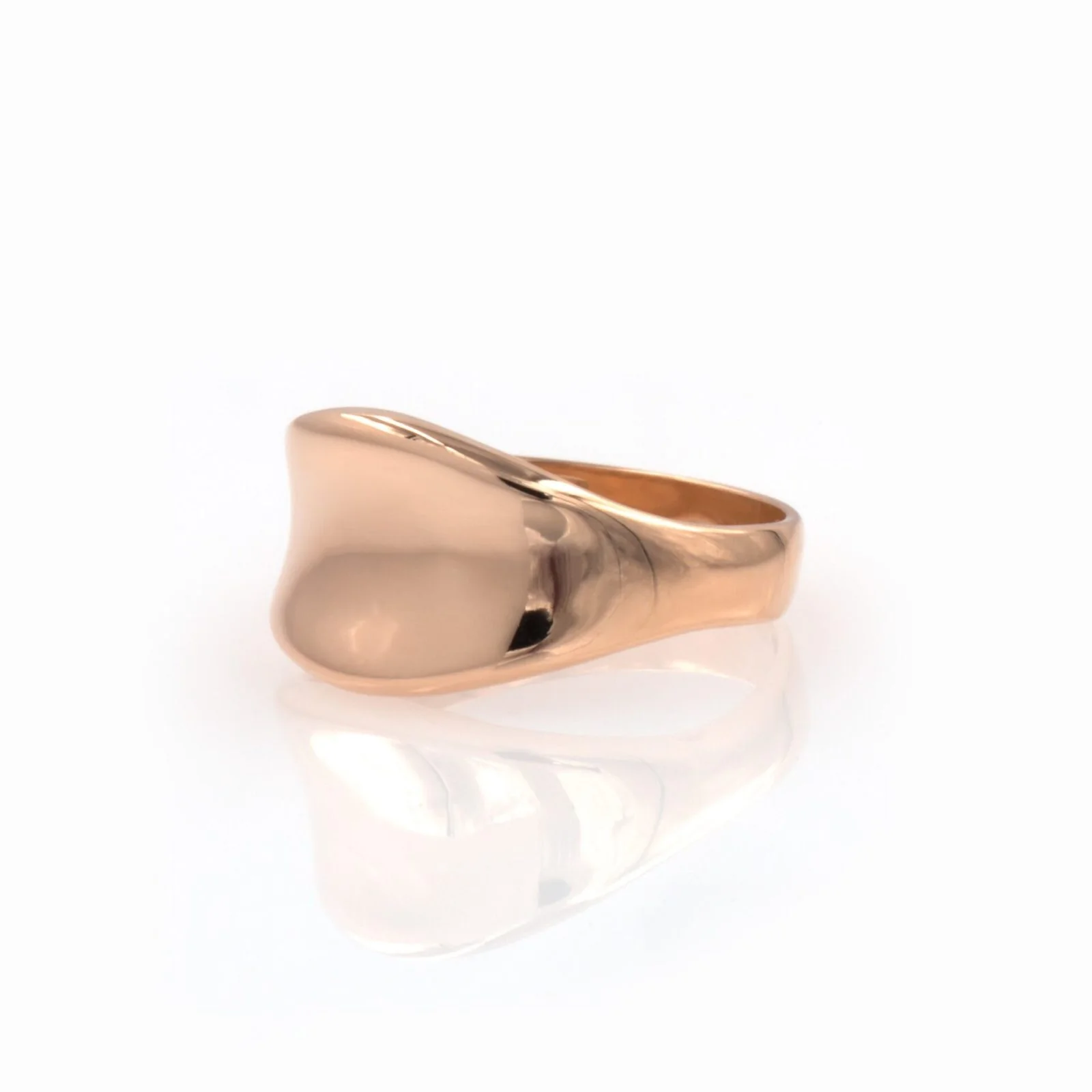 Classic Signet Ring 14k Gold Vermeil — additional product image 4 from AntEva Crafts