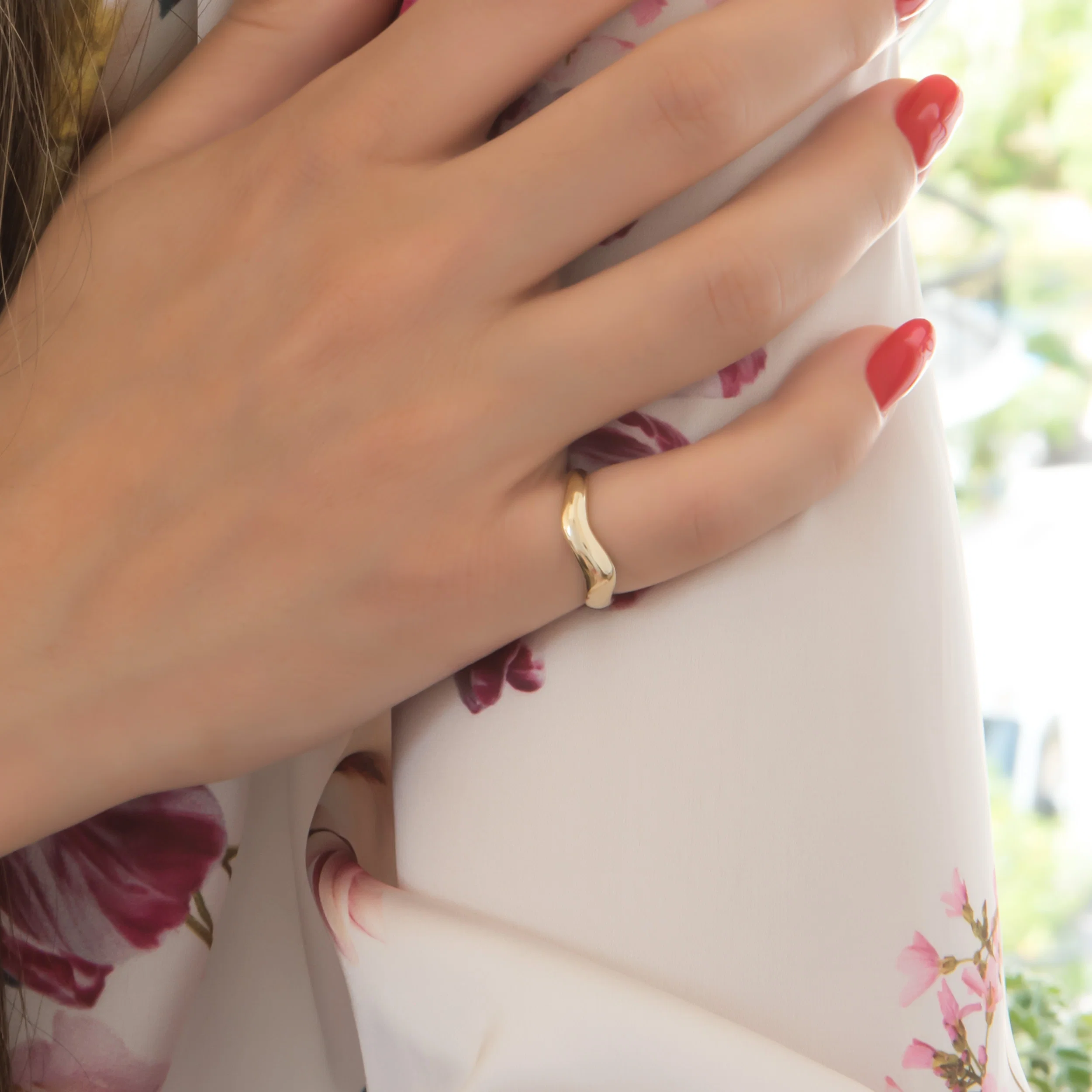 Wavy Dome Ring — additional product image 5 from AntEva Crafts