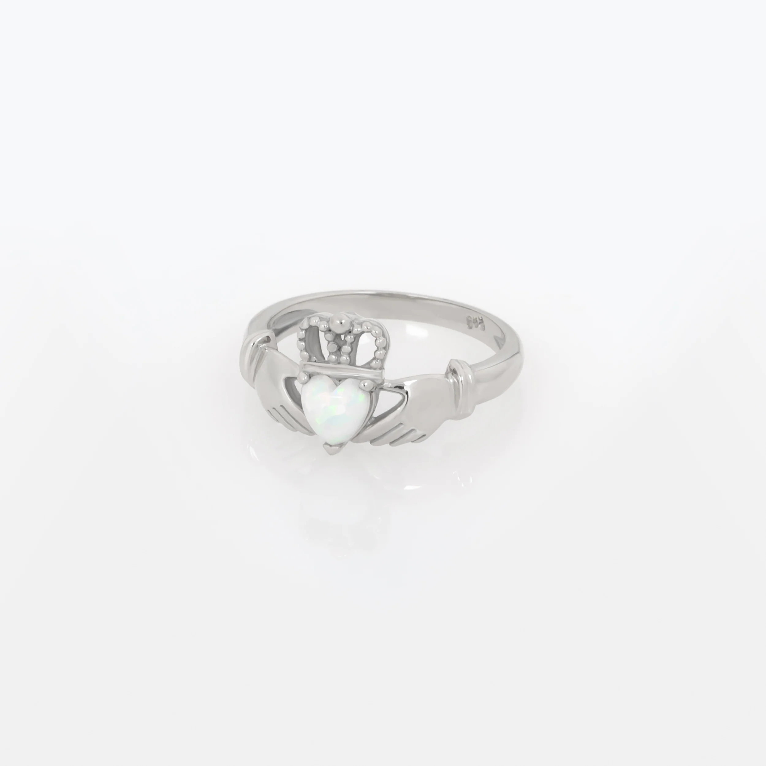 Claddagh Celtic Opal Ring — additional product image 4 from AntEva Crafts