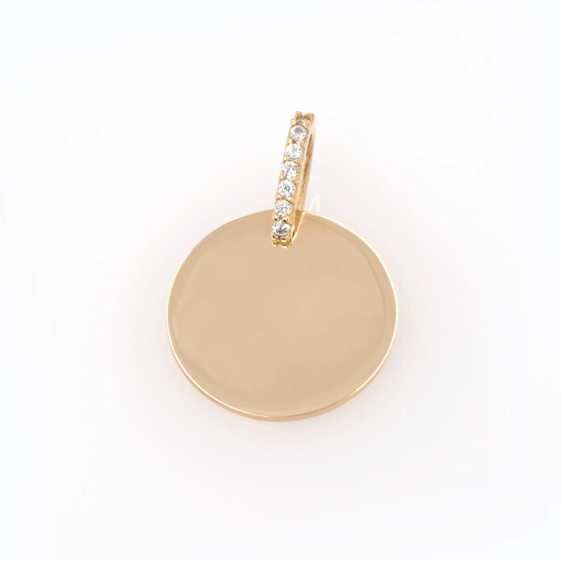 Circle Tag Necklace — additional product image 3 from AntEva Crafts