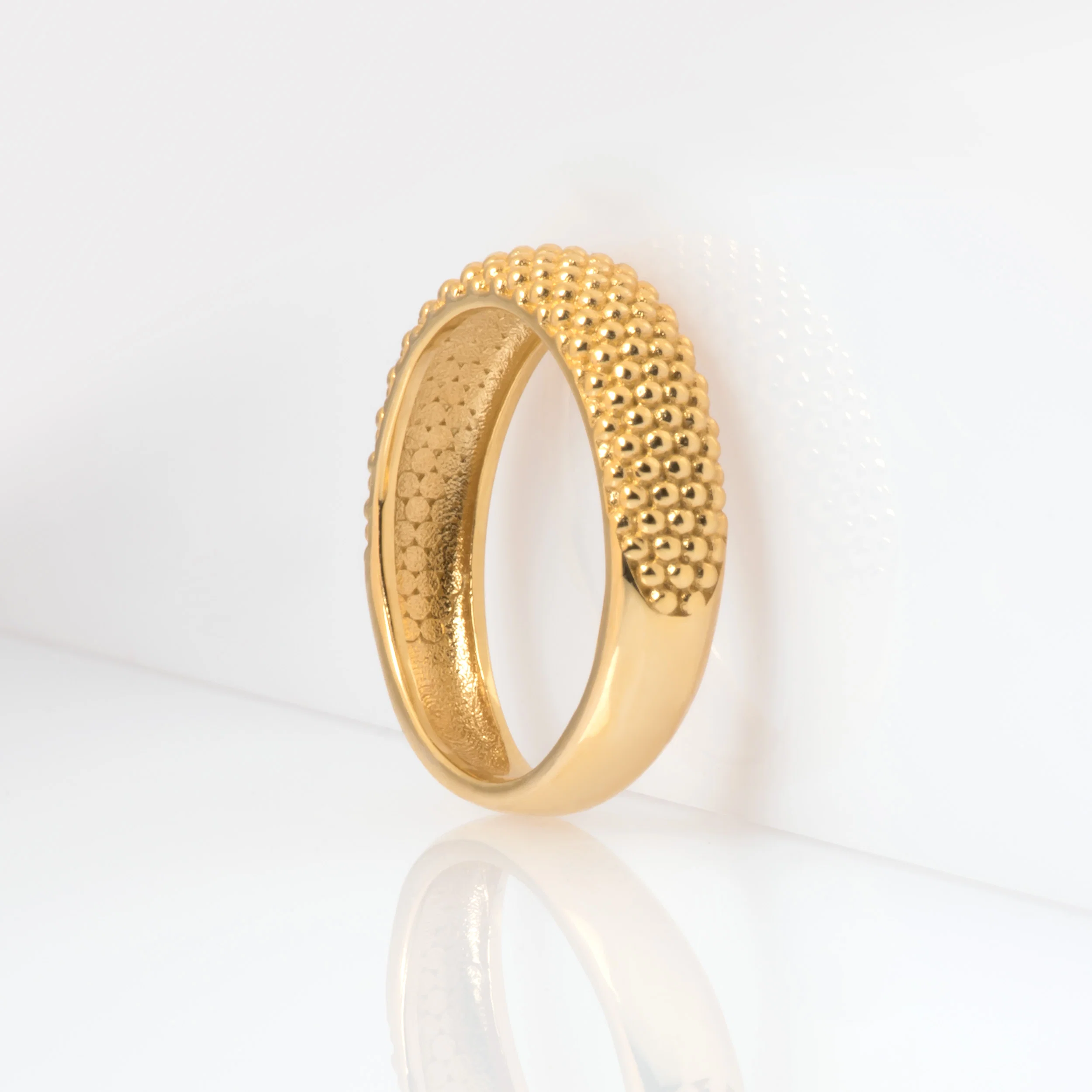 Dome Milgrain Ring — additional product image 3 from AntEva Crafts