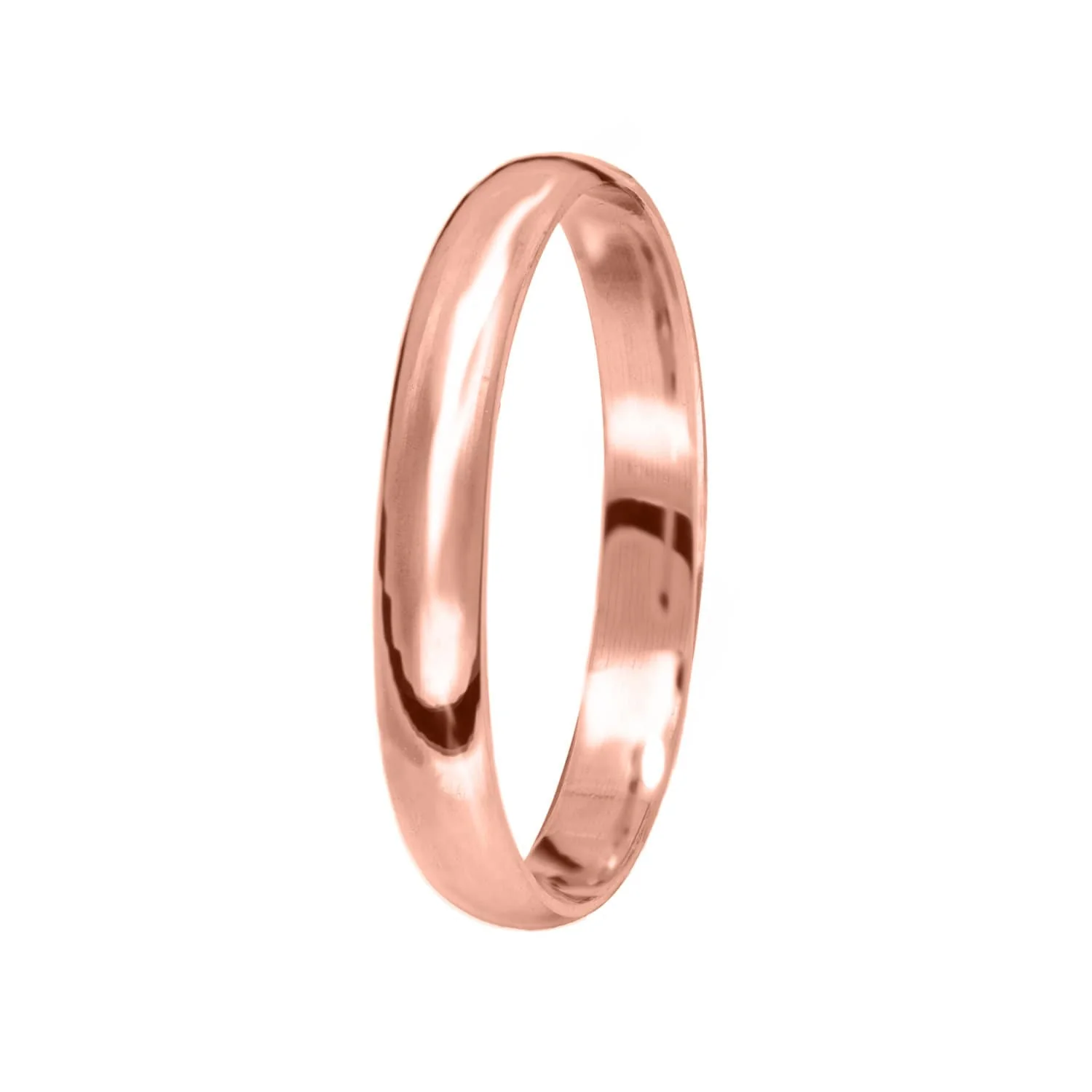 Classic Wedding Band 9k 4mm — additional product image 4 from AntEva Crafts