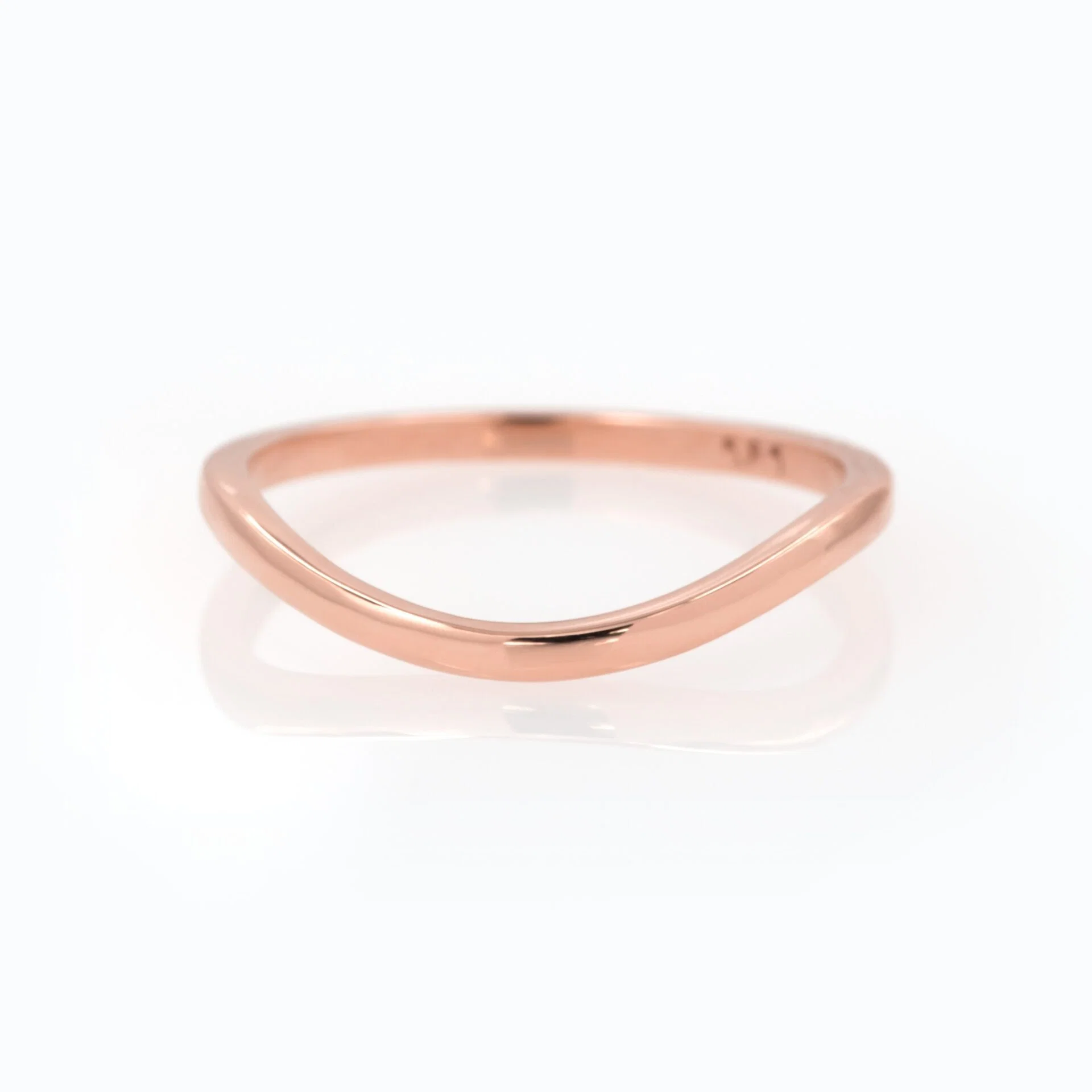 Dainty Wavy Band Ring — additional product image 5 from AntEva Crafts