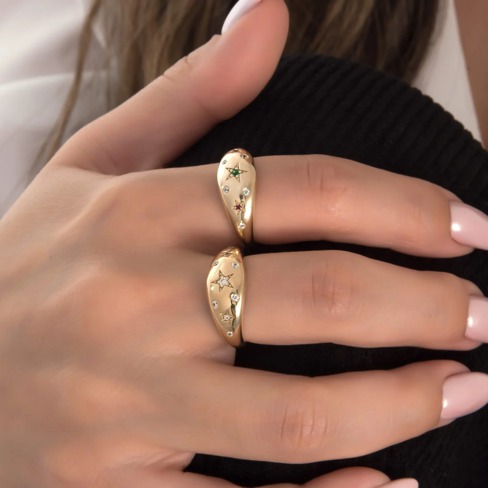 North Star Birthstones Ring — additional product image 2 from AntEva Crafts