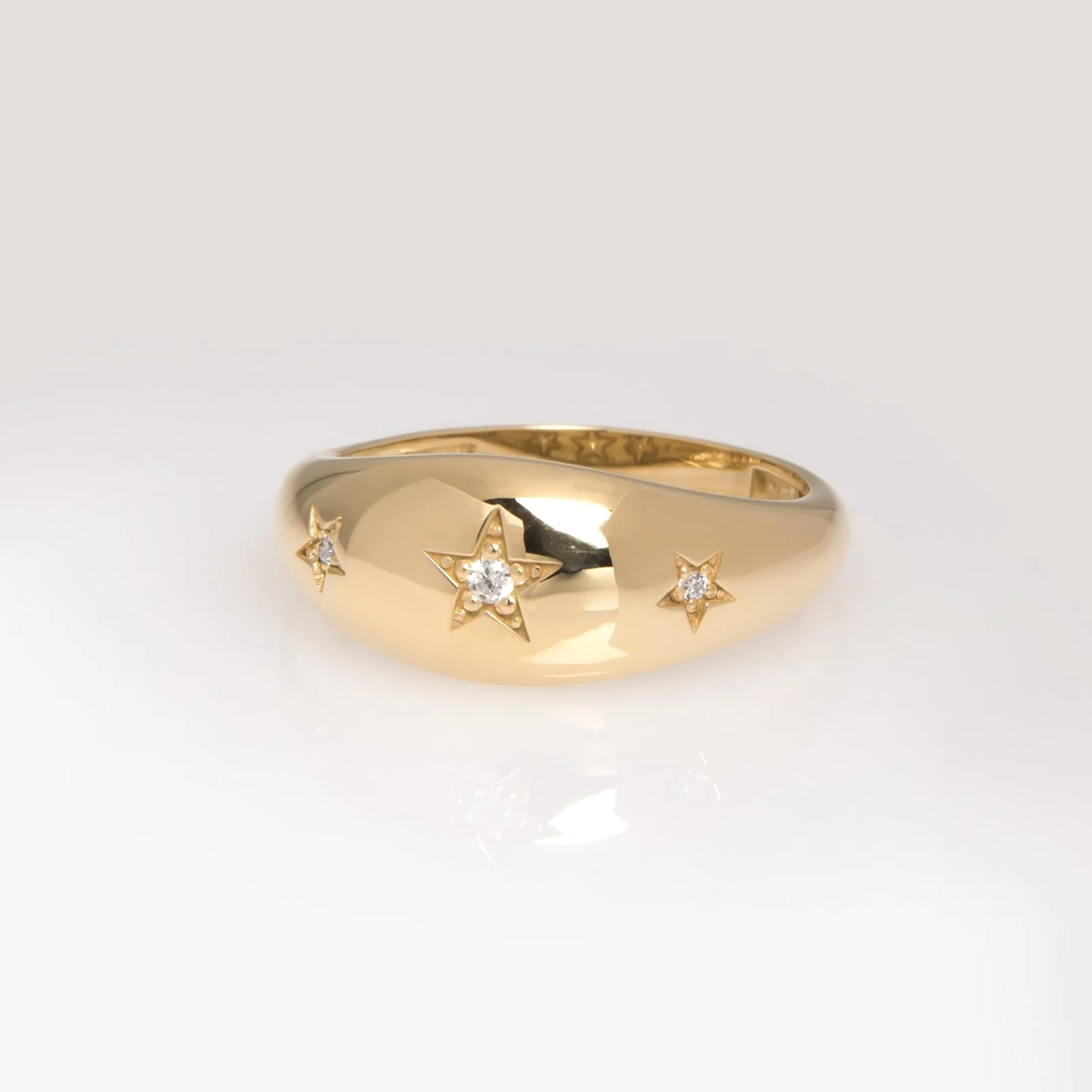 North Star Dome Ring — additional product image 3 from AntEva Crafts