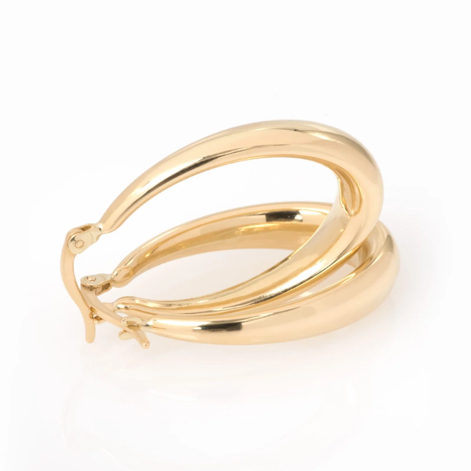 Dome Hoop Earrings — additional product image 7 from AntEva Crafts