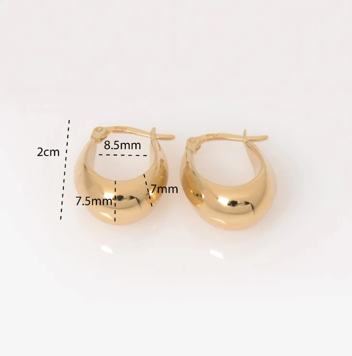Gold Hailey Drop Earrings — additional product image 9 from AntEva Crafts