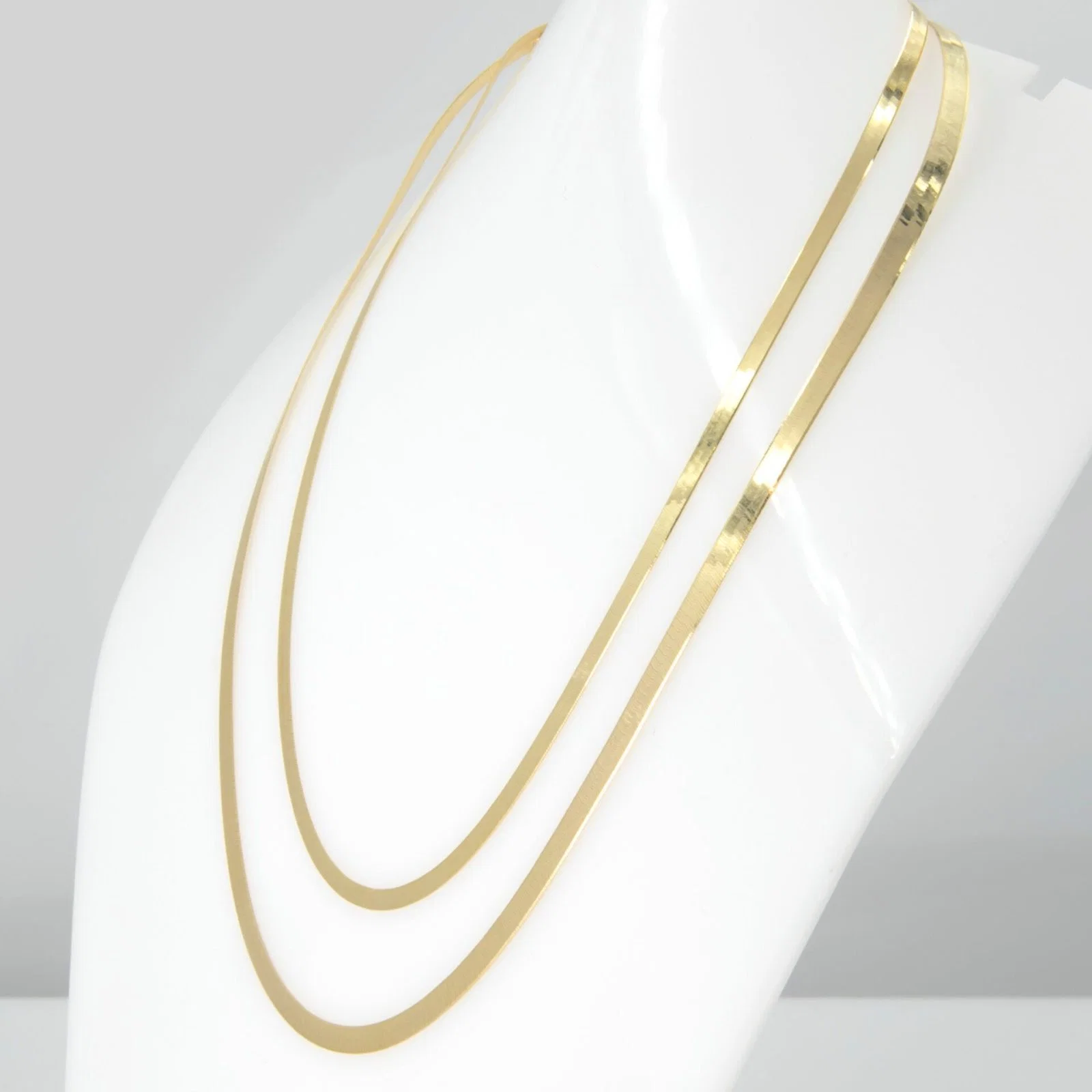 Herringbone Snake Chain 3.8mm — additional product image 7 from AntEva Crafts