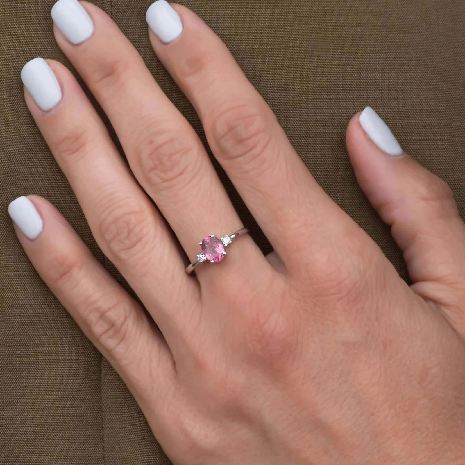 Oval Birthstone Ring — additional product image 4 from AntEva Crafts