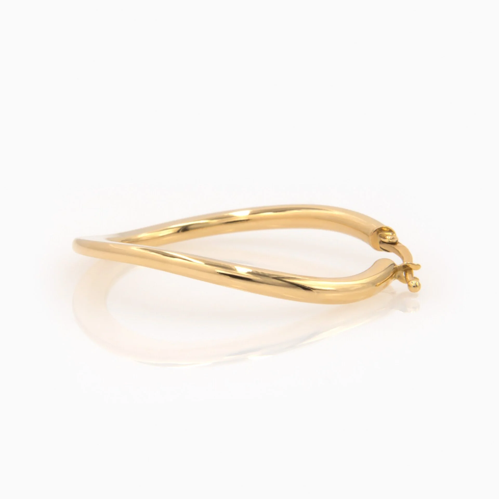 Wavy Mobius Hoop Earrings — additional product image 7 from AntEva Crafts