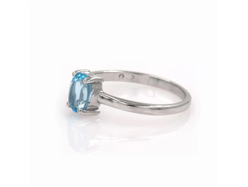 Oval Birthstone Solitaire Ring — additional product image 6 from AntEva Crafts