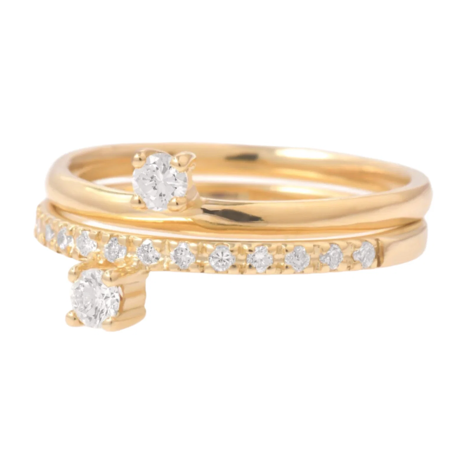 Diamond Solitaire Unique Ring — additional product image 8 from AntEva Crafts